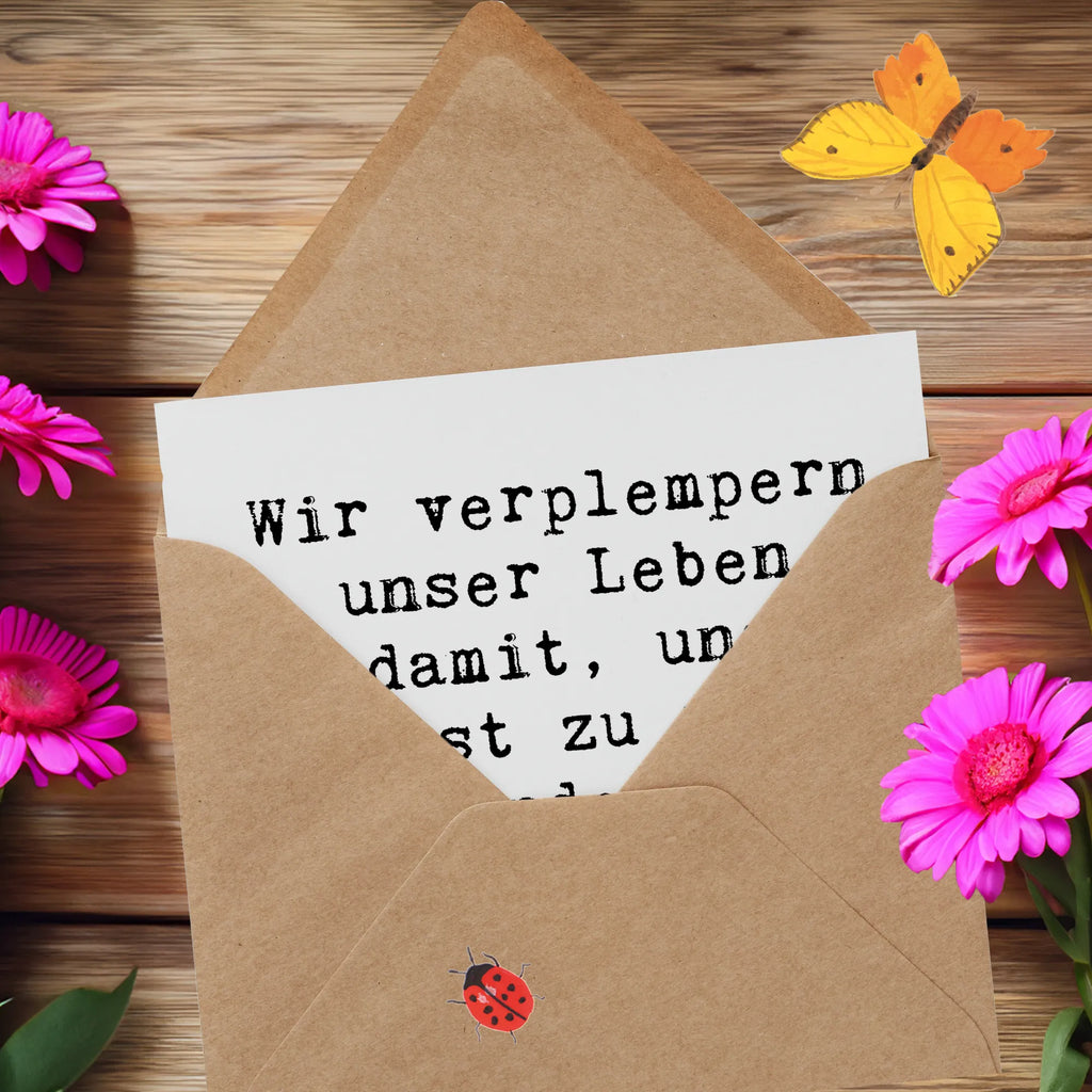 Deluxe Karte Spruch Leichtigkeit und Vertrauen Karte, Geburtstagskarte, Grußkarte, Hochwertige Grußkarte, Einladungskarte, Klappkarte, Hochwertige Klappkarte, Hochzeitskarte, Glückwunschkarte