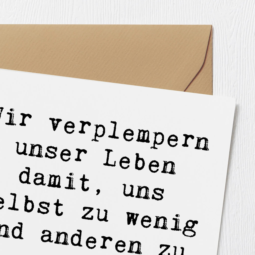 Deluxe Karte Spruch Leichtigkeit und Vertrauen Karte, Geburtstagskarte, Grußkarte, Hochwertige Grußkarte, Einladungskarte, Klappkarte, Hochwertige Klappkarte, Hochzeitskarte, Glückwunschkarte