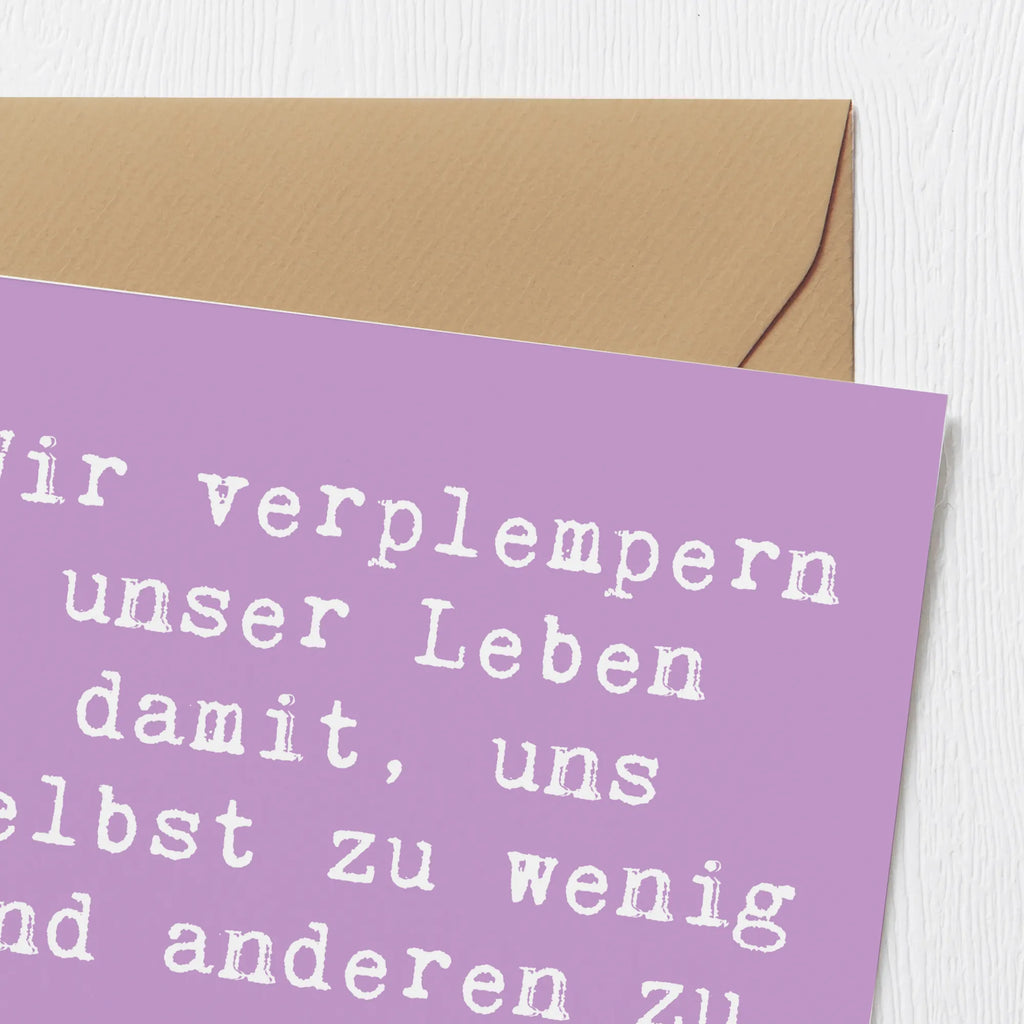 Deluxe Karte Spruch Leichtigkeit und Vertrauen Karte, Geburtstagskarte, Grußkarte, Hochwertige Grußkarte, Einladungskarte, Klappkarte, Hochwertige Klappkarte, Hochzeitskarte, Glückwunschkarte