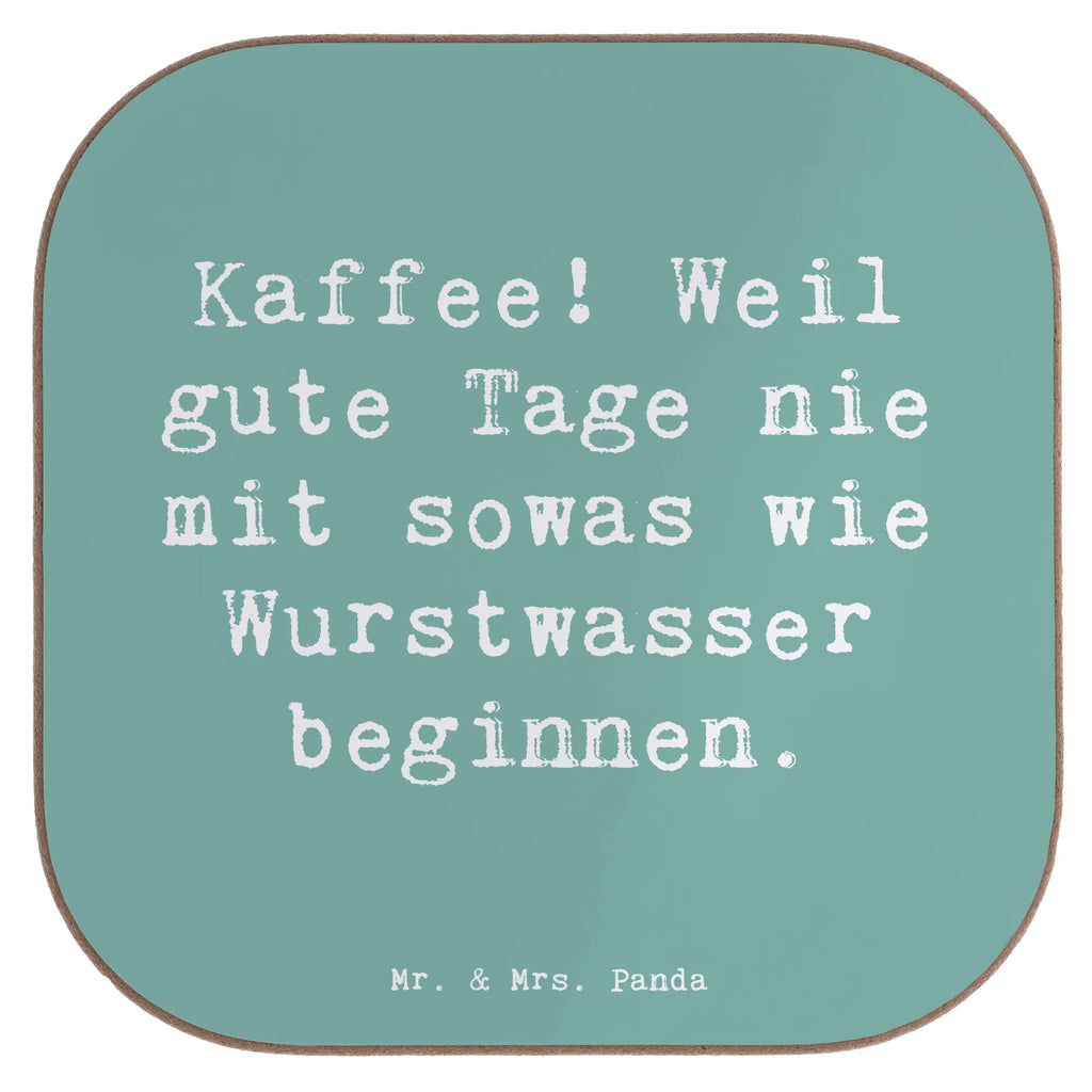Square coaster Saying Kaffee! Weil gute Tage nie mit sowas wie Wurstwasser beginnen. Untersetzer aus Holz, Tassen Untersetzer, Getränkeuntersetzer, Holzuntersetzer, Untersetzer für Gläser, Untersetzer Holz, Bierdeckel, Untersetzer Design, Glasuntersetzer, Untersetzer, Korkuntersetzer, Untersetzer Gläser