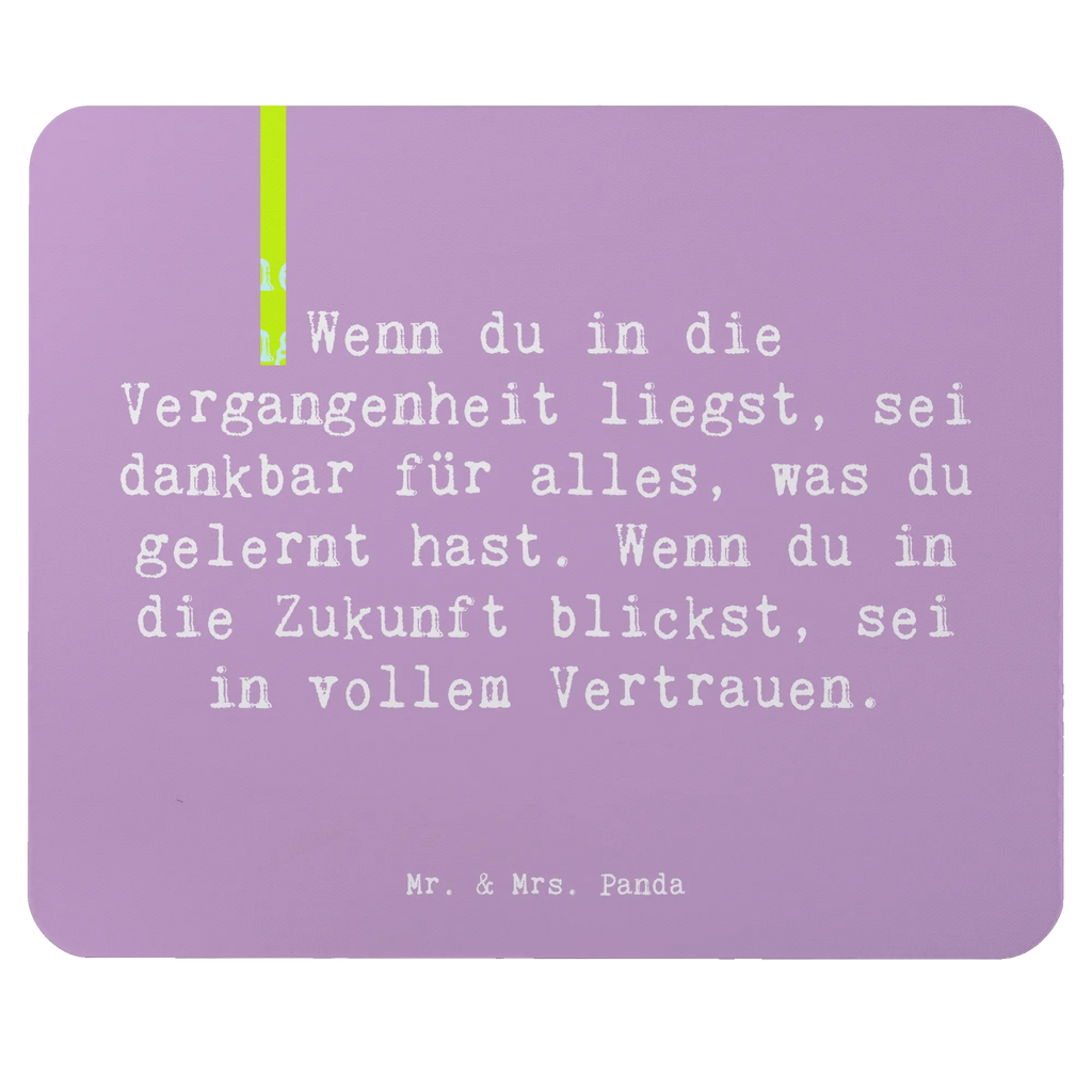 Mouse mat Saying Wenn du in die Vergangenheit liegst, sei dankbar für alles, was du gelernt hast. Wenn du in die Zukunft blickst, sei in vollem Vertrauen. Mausunterlage, Einzigartiges Mauspad, Mauspad, Arbeitszimmer, Computer zubehör, Mauspad Büro, Büroausstattung, Designer Mauspad, Mousepad, PC Zubehör