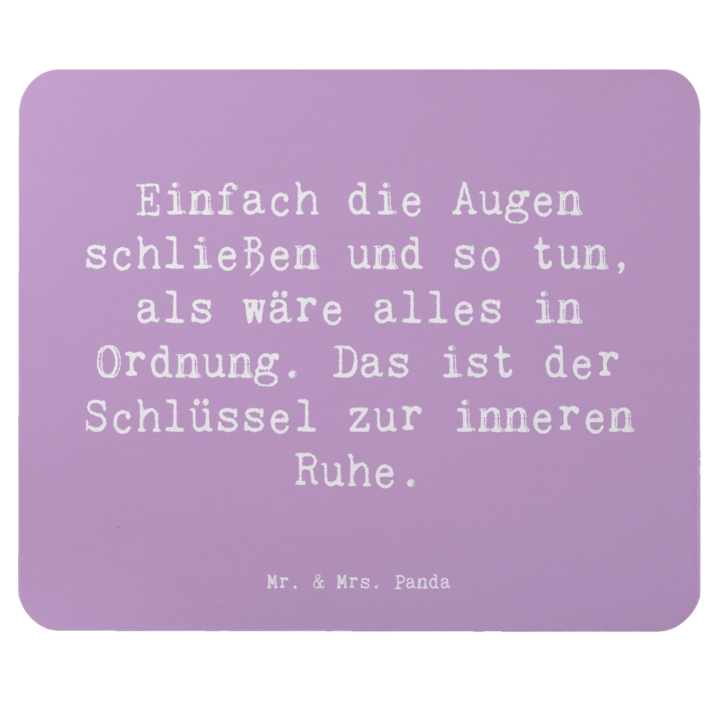 Mauspad Spruch Innere Ruhe PC Zubehör, Einzigartiges Mauspad, Mausunterlage, Büroausstattung, Mousepad, Arbeitszimmer, Mauspad Büro, Computer zubehör, Designer Mauspad, Mauspad
