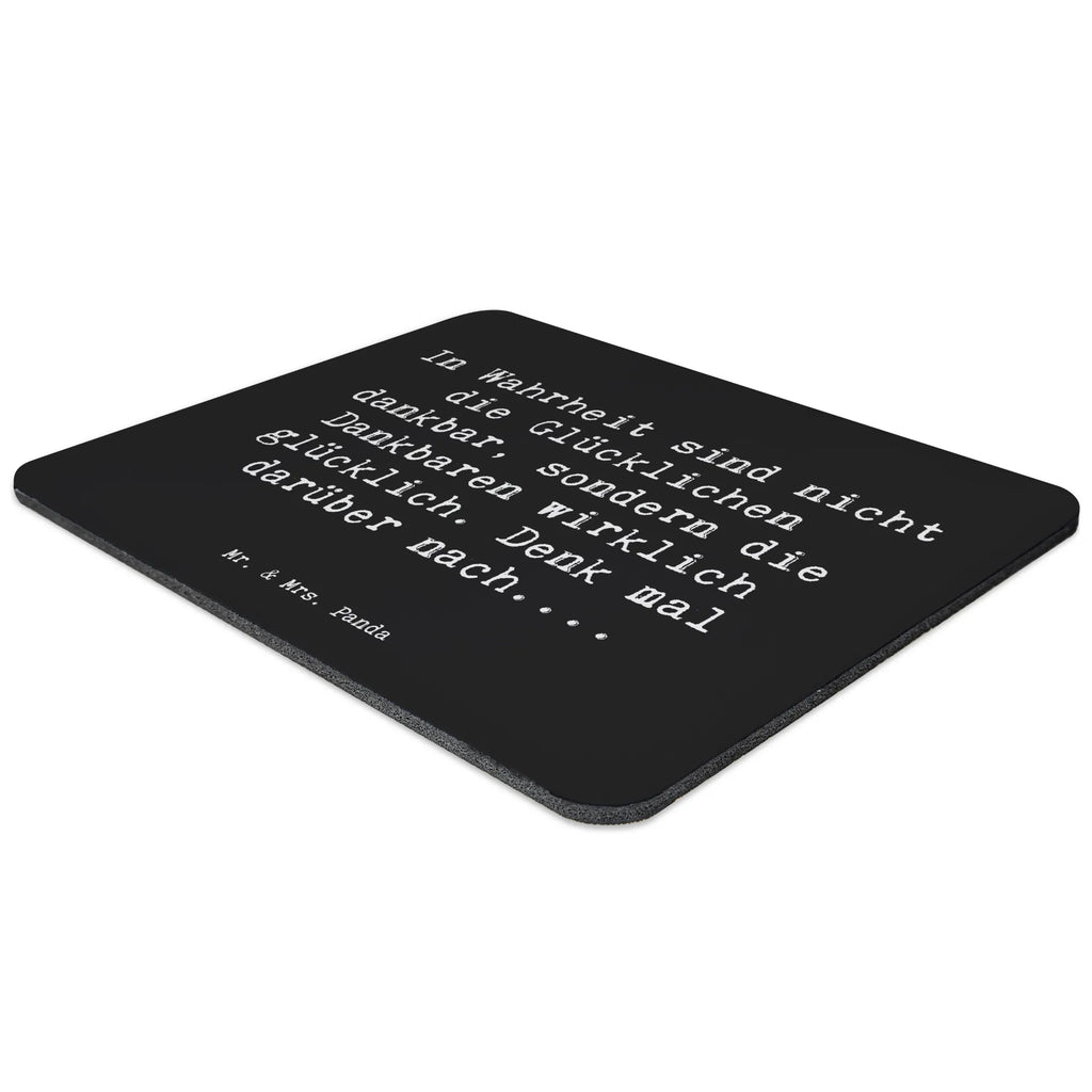 Mouse mat Saying In Wahrheit sind nicht die Glücklichen dankbar, sondern die Dankbaren wirklich glücklich. Denk mal darüber nach.... Designer Mauspad, Mausunterlage, Mousepad, Mauspad Büro, Mauspad, Computer zubehör, Büroausstattung, Einzigartiges Mauspad, Arbeitszimmer, PC Zubehör