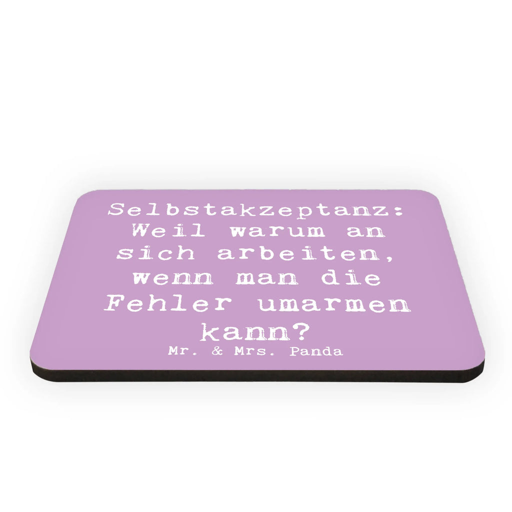 Magnet Saying Selbstakzeptanz: Weil warum an sich arbeiten, wenn man die Fehler umarmen kann? Motivmagnete, Souvenir Magnet, Kühlschrank Dekoration, Dekomagnet, Notiz Magnet, Pinnwandmagnet, Kühlschrankmagnet, Whiteboard Magnet