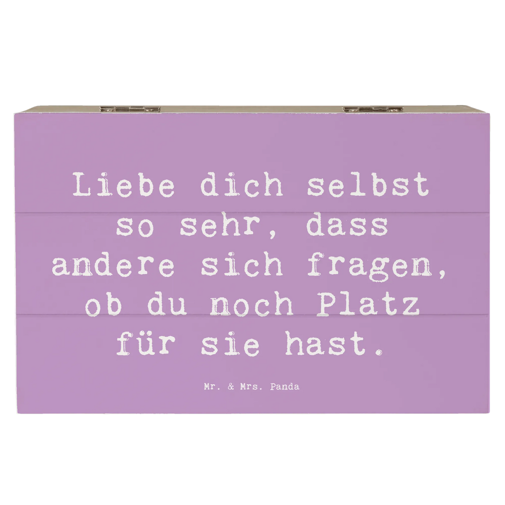 Holzkiste Spruch Selbstakzeptanz Liebe Schatulle, Geschenkbox, Dekokiste, Truhe, Kiste, Erinnerungsbox, Schatzkiste, Holzkiste, Aufbewahrungsbox, Geschenkdose, Erinnerungskiste, XXL