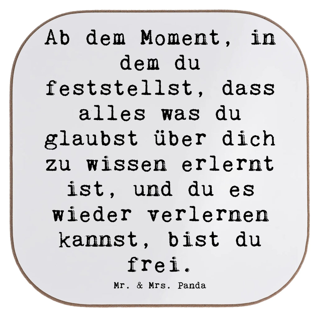 Square coaster Saying Ab dem Moment, in dem du feststellst, dass alles was du glaubst über dich zu wissen erlernt ist, und du es wieder verlernen kannst, bist du frei. Untersetzer Design, Untersetzer für Gläser, Untersetzer, Bierdeckel, Untersetzer Gläser, Glasuntersetzer, Holzuntersetzer, Tassen Untersetzer, Untersetzer aus Holz, Untersetzer Holz, Getränkeuntersetzer, Korkuntersetzer