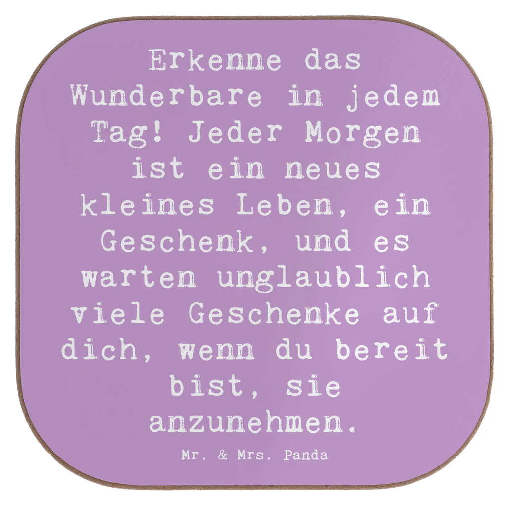 Square coaster Saying Erkenne das Wunderbare in jedem Tag! Jeder Morgen ist ein neues kleines Leben, ein Geschenk, und es warten unglaublich viele Geschenke auf dich, wenn du bereit bist, sie anzunehmen. Untersetzer Holz, Bierdeckel, Untersetzer für Gläser, Holzuntersetzer, Getränkeuntersetzer, Glasuntersetzer, Untersetzer Design, Untersetzer Gläser, Untersetzer, Tassen Untersetzer, Untersetzer aus Holz, Korkuntersetzer