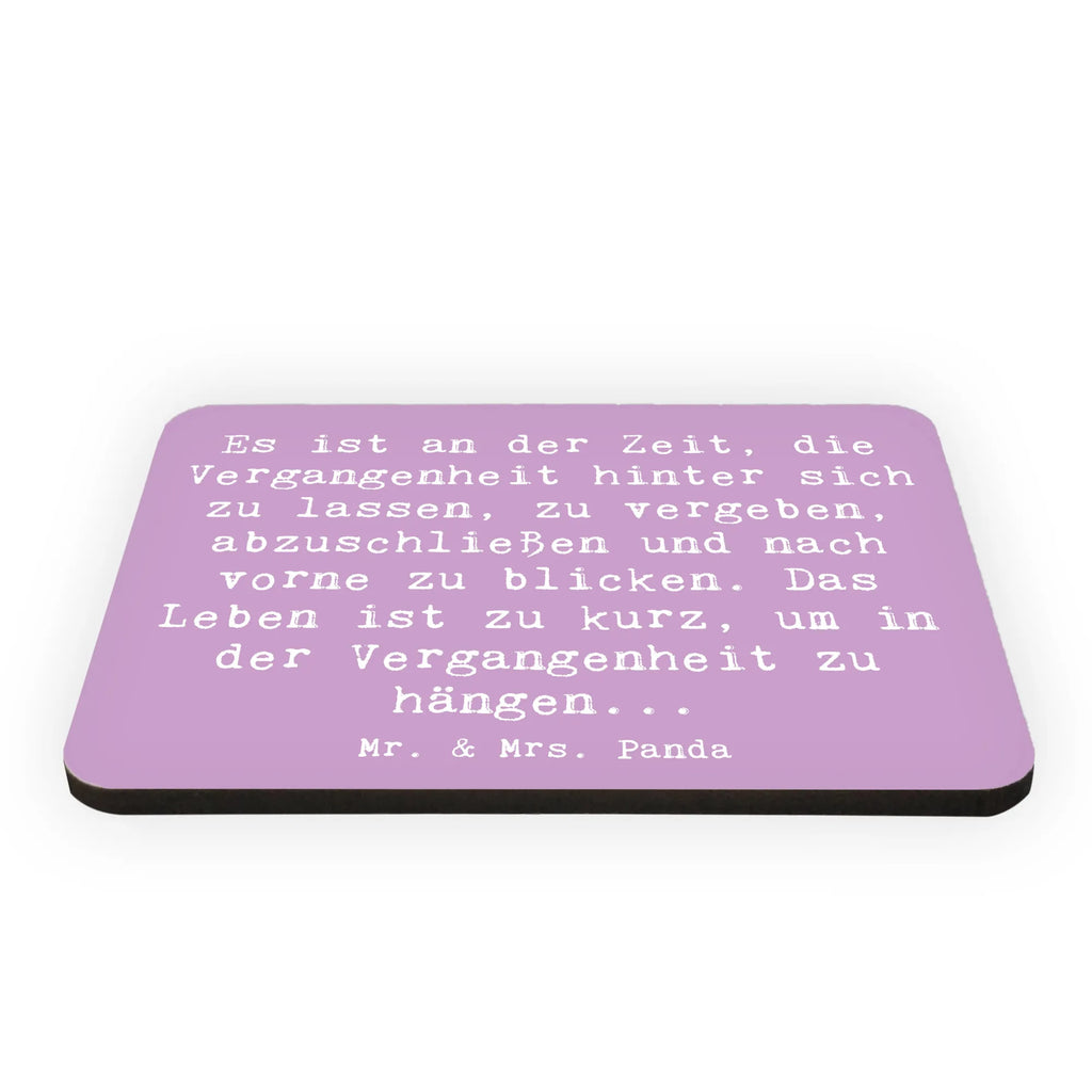Magnet Saying Es ist an der Zeit, die Vergangenheit hinter sich zu lassen, zu vergeben, abzuschließen und nach vorne zu blicken. Das Leben ist zu kurz, um in der Vergangenheit zu hängen... Kühlschrankmagnet, Whiteboard Magnet, Kühlschrank Dekoration, Souvenir Magnet, Dekomagnet, Motivmagnete, Pinnwandmagnet, Notiz Magnet