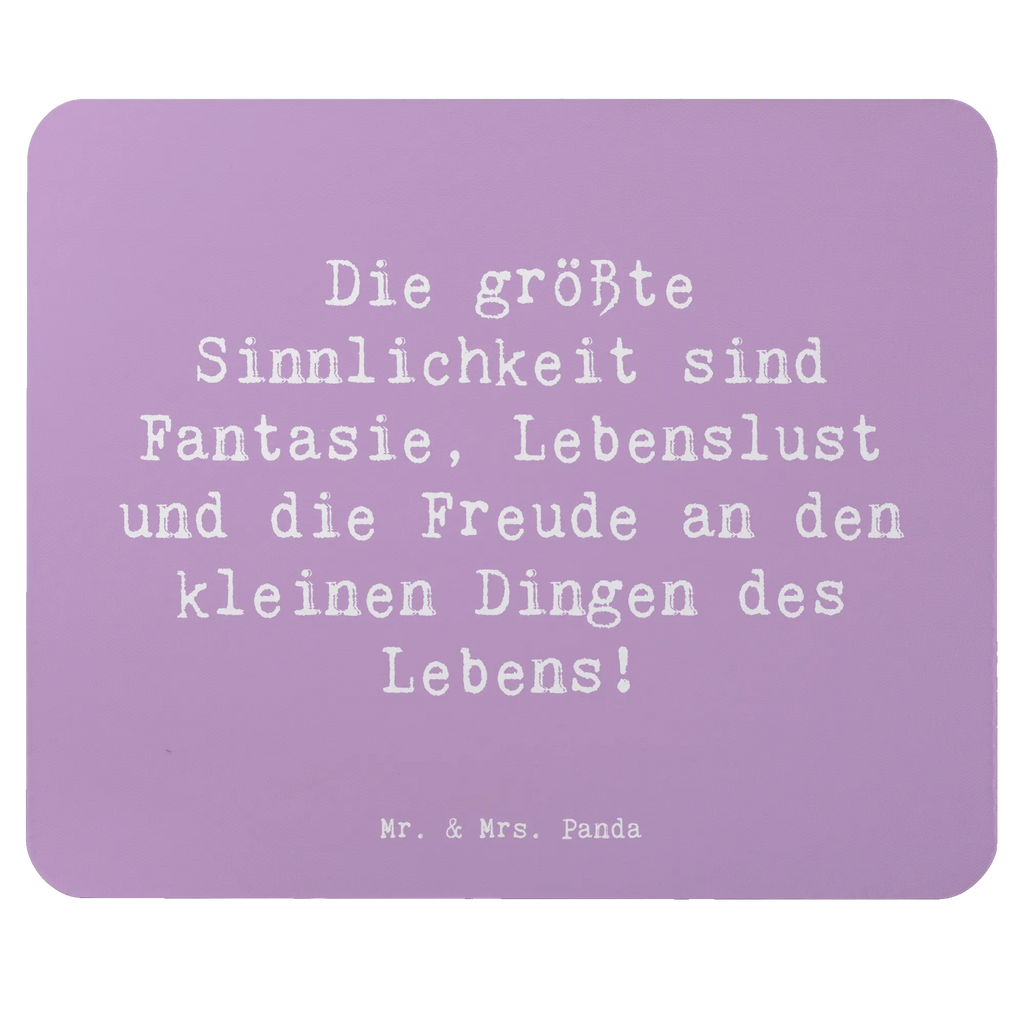 Mauspad Spruch Sinnlichkeit und Freude Mauspad Büro, PC Zubehör, Designer Mauspad, Mousepad, Mausunterlage, Arbeitszimmer, Mauspad, Einzigartiges Mauspad, Büroausstattung, Computer zubehör