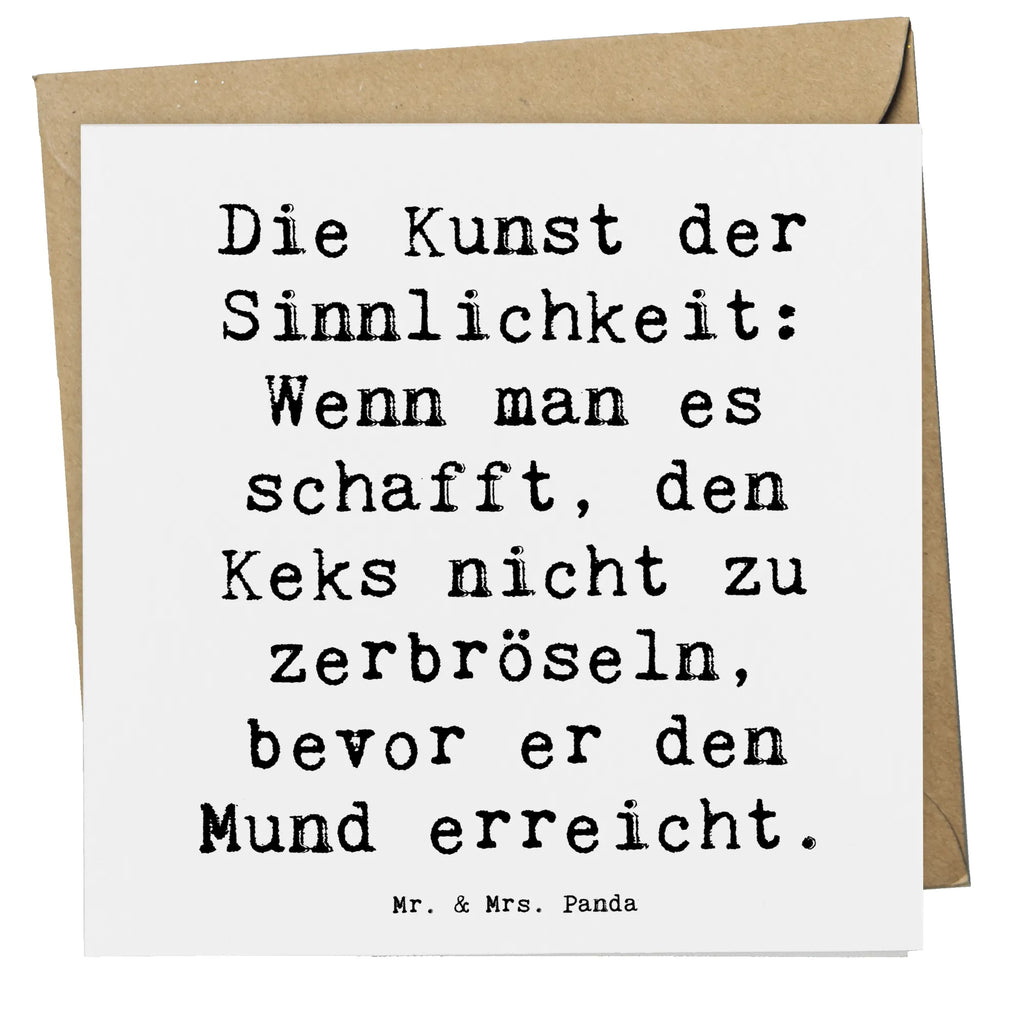 Deluxe Karte Spruch Kunst der Sinnlichkeit Karte, Hochwertige Grußkarte, Einladungskarte, Glückwunschkarte, Hochwertige Klappkarte, Geburtstagskarte, Klappkarte, Hochzeitskarte, Grußkarte