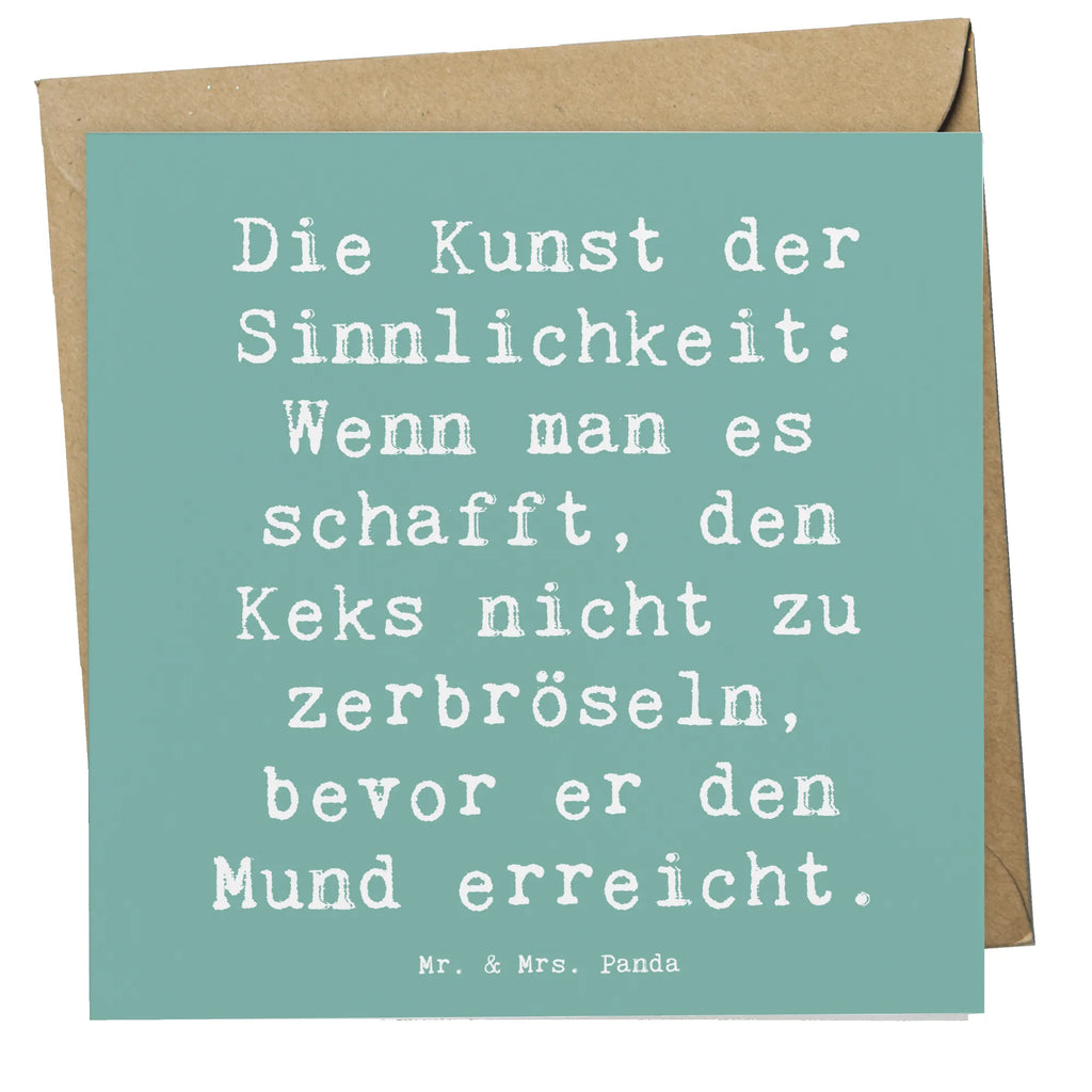 Deluxe Karte Spruch Kunst der Sinnlichkeit Karte, Hochwertige Grußkarte, Einladungskarte, Glückwunschkarte, Hochwertige Klappkarte, Geburtstagskarte, Klappkarte, Hochzeitskarte, Grußkarte
