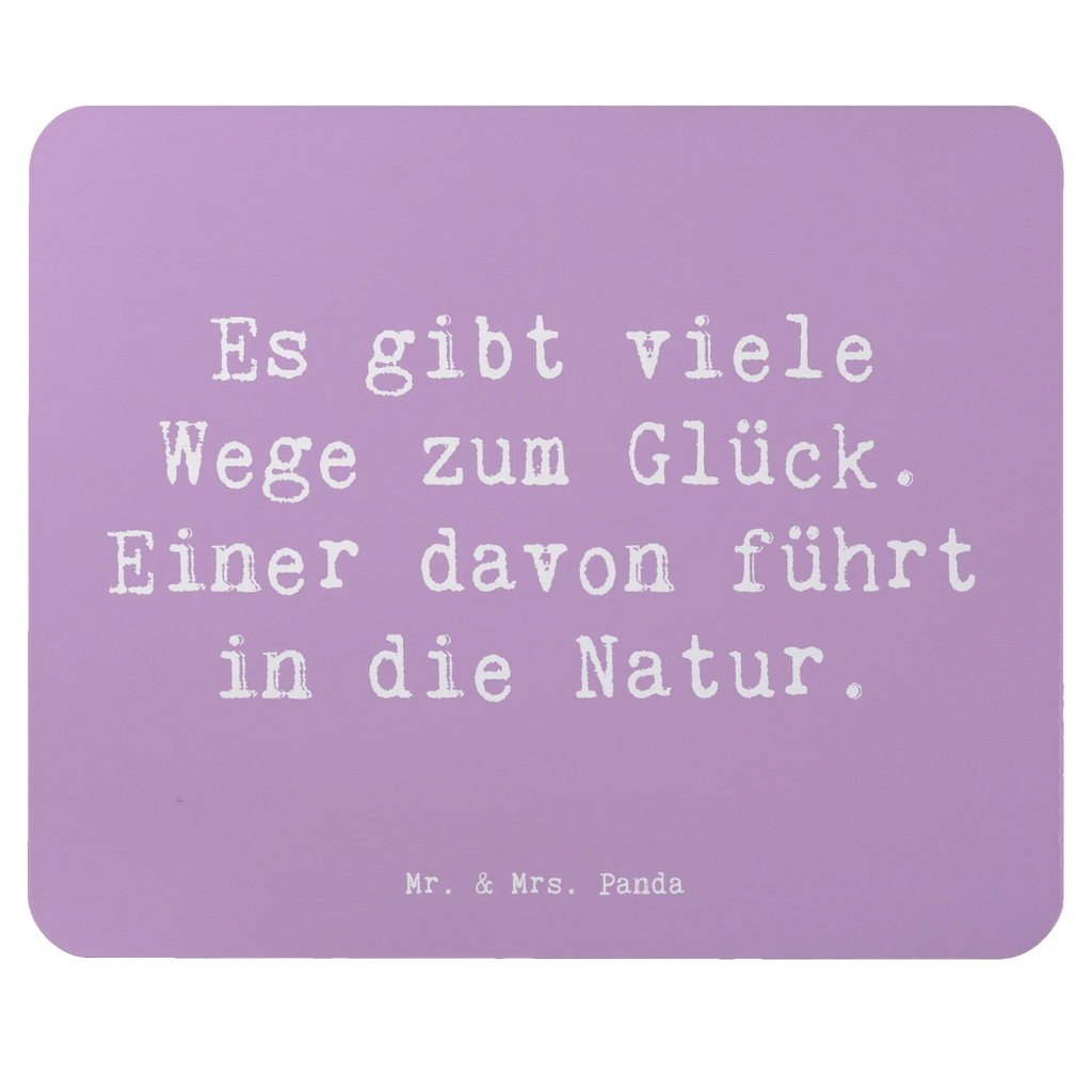 Mouse mat Saying Es gibt viele Wege zum Glück. Einer davon führt in die Natur. Mousepad, Mausunterlage, Computer zubehör, Büroausstattung, Designer Mauspad, Arbeitszimmer, PC Zubehör, Mauspad Büro, Mauspad, Einzigartiges Mauspad