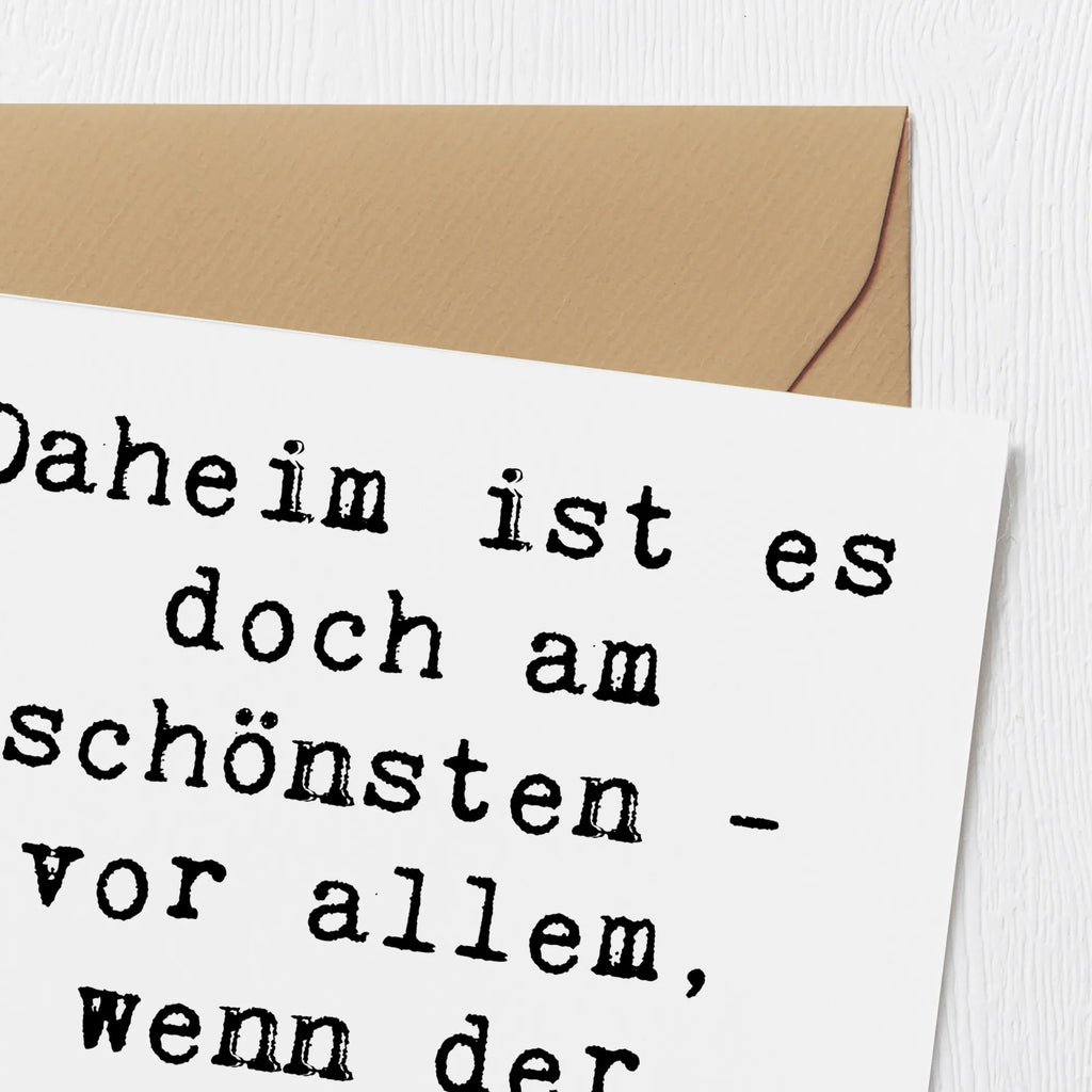 Deluxe Karte Spruch Geborgenheit im Zuhause Hochzeitskarte, Geburtstagskarte, Klappkarte, Glückwunschkarte, Hochwertige Grußkarte, Einladungskarte, Karte, Grußkarte, Hochwertige Klappkarte