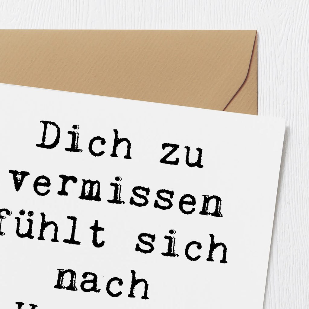 Deluxe Karte Spruch Heimweh Sehnsucht Klappkarte, Hochwertige Grußkarte, Hochwertige Klappkarte, Hochzeitskarte, Einladungskarte, Geburtstagskarte, Karte, Grußkarte, Glückwunschkarte