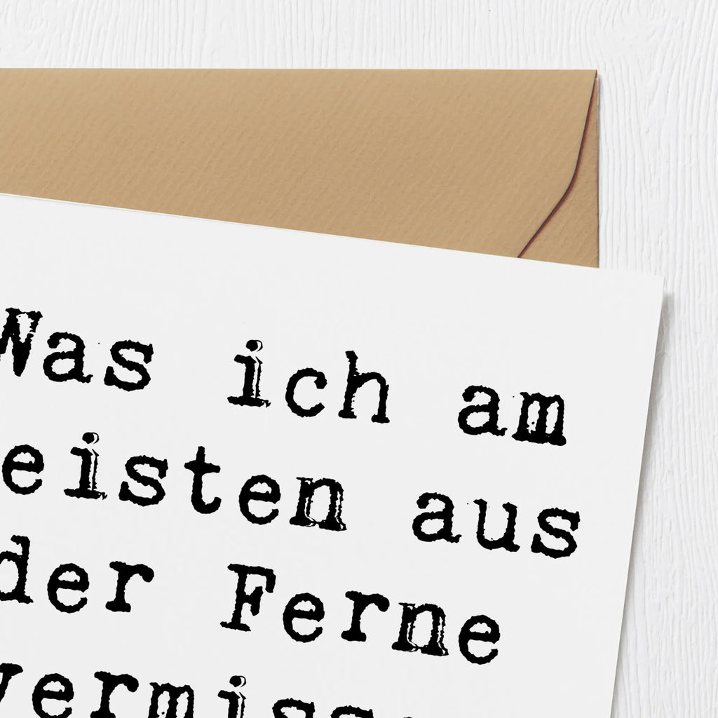 Deluxe Karte Spruch Heimweh Dich Grußkarte, Glückwunschkarte, Karte, Geburtstagskarte, Hochwertige Grußkarte, Hochwertige Klappkarte, Einladungskarte, Klappkarte, Hochzeitskarte