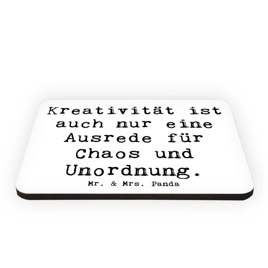 Magnet Saying Kreativität ist auch nur eine Ausrede für Chaos und Unordnung. Dekomagnet, Pinnwandmagnet, Notiz Magnet, Whiteboard Magnet, Souvenir Magnet, Kühlschrank Dekoration, Kühlschrankmagnet, Motivmagnete