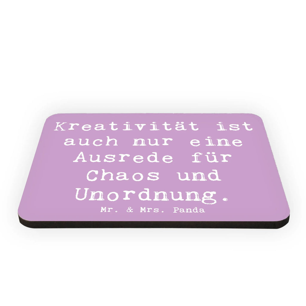Magnet Saying Kreativität ist auch nur eine Ausrede für Chaos und Unordnung. Dekomagnet, Pinnwandmagnet, Notiz Magnet, Whiteboard Magnet, Souvenir Magnet, Kühlschrank Dekoration, Kühlschrankmagnet, Motivmagnete