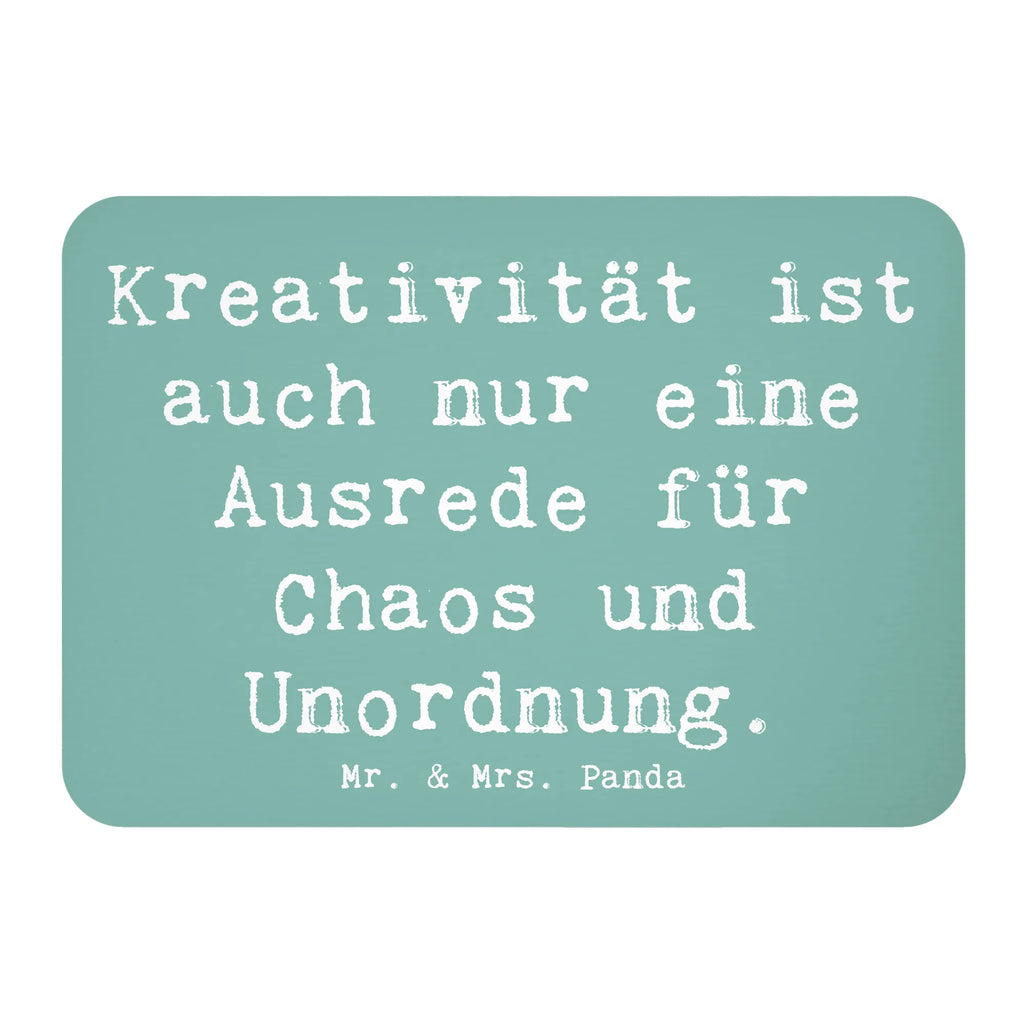 Magnet Saying Kreativität ist auch nur eine Ausrede für Chaos und Unordnung. Dekomagnet, Pinnwandmagnet, Notiz Magnet, Whiteboard Magnet, Souvenir Magnet, Kühlschrank Dekoration, Kühlschrankmagnet, Motivmagnete