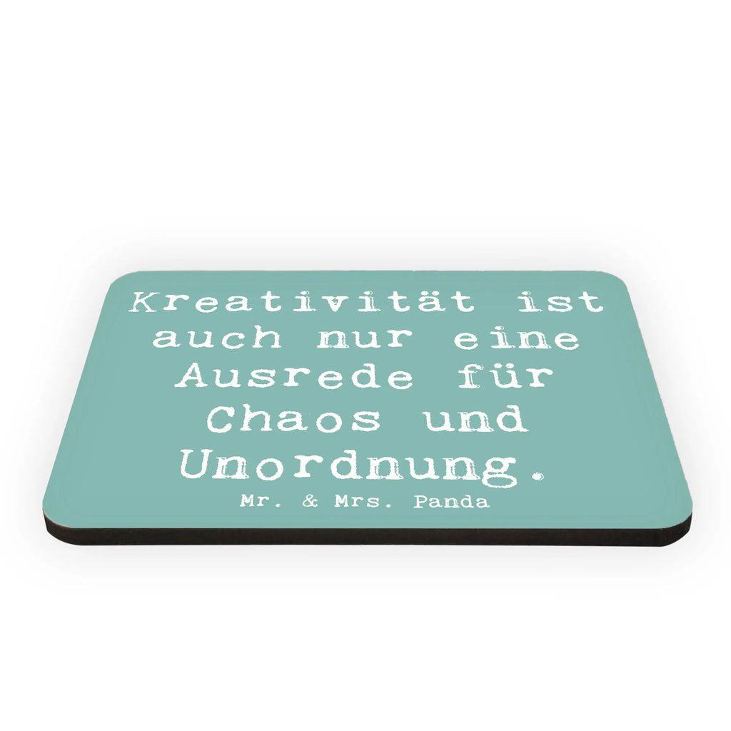 Magnet Saying Kreativität ist auch nur eine Ausrede für Chaos und Unordnung. Dekomagnet, Pinnwandmagnet, Notiz Magnet, Whiteboard Magnet, Souvenir Magnet, Kühlschrank Dekoration, Kühlschrankmagnet, Motivmagnete