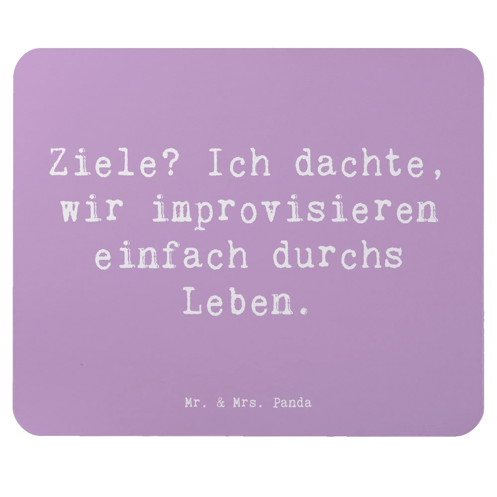 Mouse mat Saying Ziele? Ich dachte, wir improvisieren einfach durchs Leben. Computer zubehör, Designer Mauspad, Büroausstattung, Arbeitszimmer, Mausunterlage, PC Zubehör, Mauspad, Mauspad Büro, Mousepad, Einzigartiges Mauspad