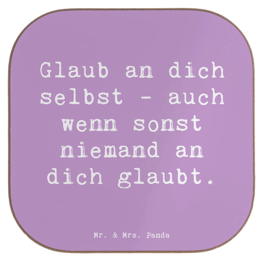 Square coaster Saying Glaub an dich selbst - auch wenn sonst niemand an dich glaubt. Holzuntersetzer, Tassen Untersetzer, Glasuntersetzer, Untersetzer Design, Untersetzer für Gläser, Korkuntersetzer, Bierdeckel, Untersetzer aus Holz, Getränkeuntersetzer, Untersetzer Gläser, Untersetzer Holz, Untersetzer