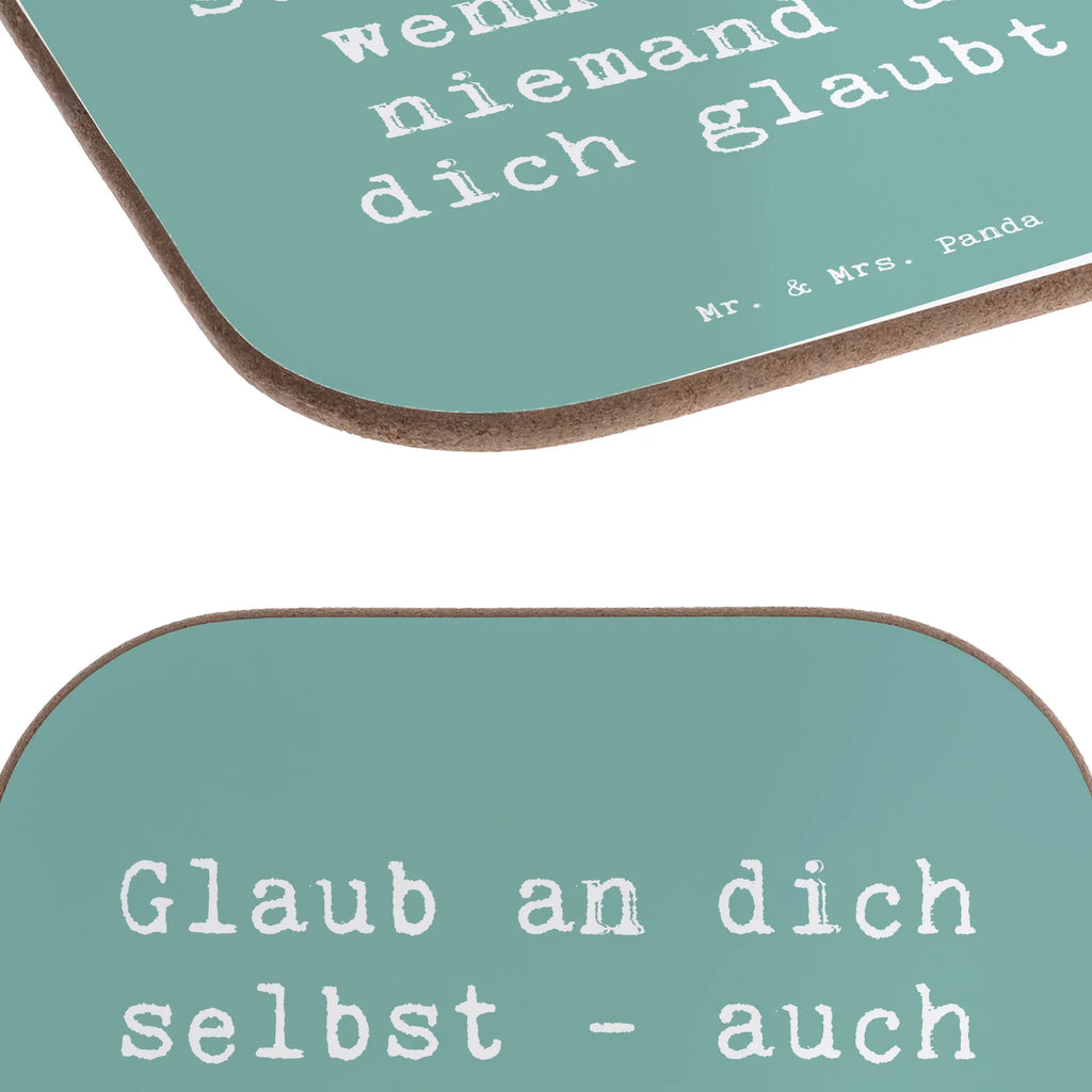 Square coaster Saying Glaub an dich selbst - auch wenn sonst niemand an dich glaubt. Holzuntersetzer, Tassen Untersetzer, Glasuntersetzer, Untersetzer Design, Untersetzer für Gläser, Korkuntersetzer, Bierdeckel, Untersetzer aus Holz, Getränkeuntersetzer, Untersetzer Gläser, Untersetzer Holz, Untersetzer