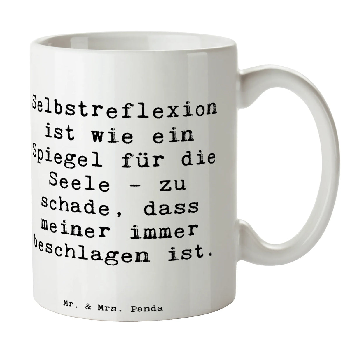 Mug Saying Selbstreflexion ist wie ein Spiegel für die Seele - zu schade, dass meiner immer beschlagen ist. Kakaotasse, Tasse, Henkelbecher, milchtasse, Keramiktasse, design tasse, kaffeetasse bedruckt, tasse für büro, Frühstücksbecher, Teetasse, cappuccinotasse, Bürobecher, Henkelpott, Kaffeepott, Bürotasse, haferl, tasse für kaffee, hochwertige tasse, Teebecher, Teepott, Henkeltasse, Designtasse, Sprüchetasse, Bedruckte Tasse, Becher, Tasse mit Motiv, Kaffeetasse, Trinktasse, kaffeebecher keramik, Dekotasse, Tasse mit Spruch, heißgetränkebecher, schöne tasse, Trinkbecher, statement tasse, Pott, Geschenktasse, Kaffeebecher, milchkaffeetasse, kaffeebecher bedruckt, kakaobecher, Motivtasse, kaffeetasse keramik, Frühstückstasse, Keramikbecher, mr and mrs panda, Dekoration, sprüche, zitate, spruch kollektion, inspiration, motivation, lebensweisheiten, geschenkideen, wanddeko, wohnaccessoires, sprüche sammlung, schöne sprüche, glück, liebe, freude, Lächeln, alltag verschönern, nachhaltige geschenke, Kreativ, Einzigartig, shopify