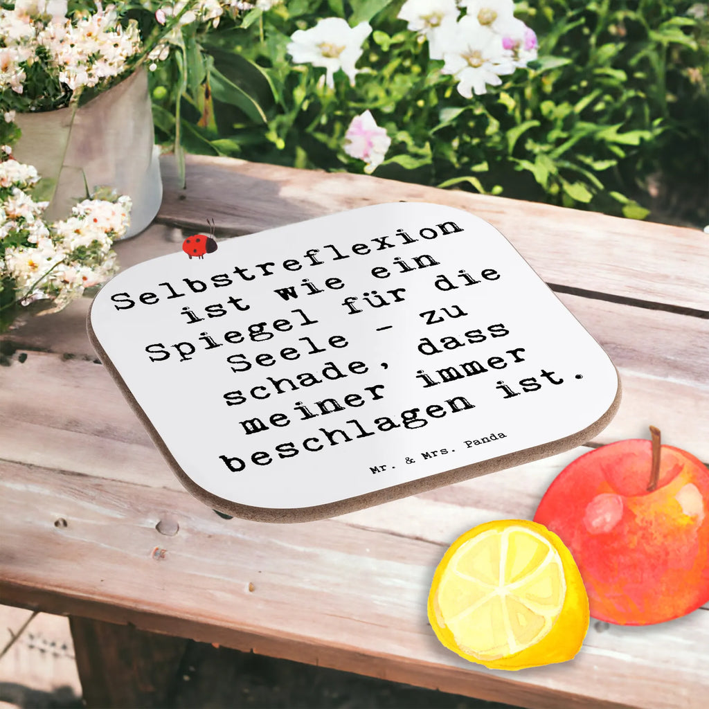 Square coaster Saying Selbstreflexion ist wie ein Spiegel für die Seele - zu schade, dass meiner immer beschlagen ist. Bierdeckel, Untersetzer aus Holz, Getränkeuntersetzer, Untersetzer Holz, Untersetzer, Untersetzer für Gläser, Korkuntersetzer, Glasuntersetzer, Holzuntersetzer, Tassen Untersetzer, Untersetzer Gläser, Untersetzer Design