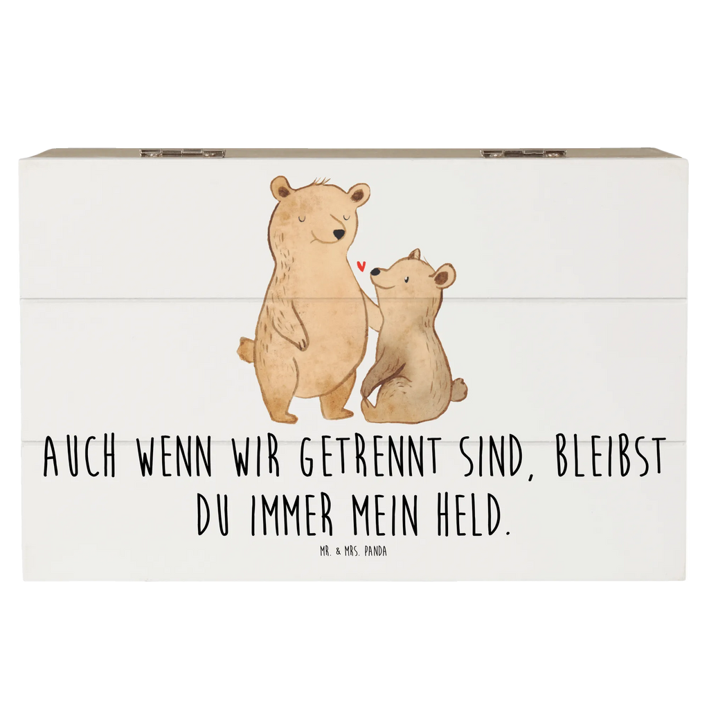 Wooden chest Auch wenn wir getrennt sind, bleibst du immer mein Held. Erinnerungskiste, Kiste, Dekokiste, Holzkiste, Erinnerungsbox, Schatzkiste, Geschenkdose, Truhe, Geschenkbox, XXL, Schatulle, Aufbewahrungsbox