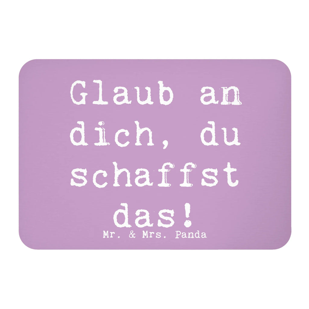 Magnet Saying Glaub an dich, du schaffst das! Notiz Magnet, Souvenir Magnet, Motivmagnete, Kühlschrank Dekoration, Pinnwandmagnet, Kühlschrankmagnet, Whiteboard Magnet, Dekomagnet