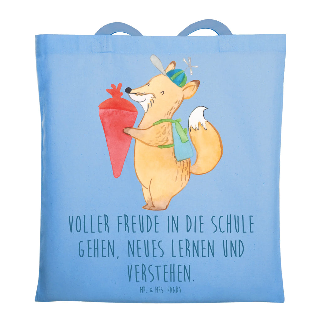 Tote bag Voller Freude in die Schule gehen, Neues lernen und verstehen. Shopper, Umhängetasche, Beutel, Jutebeutel, Einkaufstasche, Beuteltasche, Tasche, Stoffbeutel, Schultertasche, Jutetasche, Laptoptasche, Einkaufstüte, Tragetasche, Stofftasche, Strandtasche, Badetasche