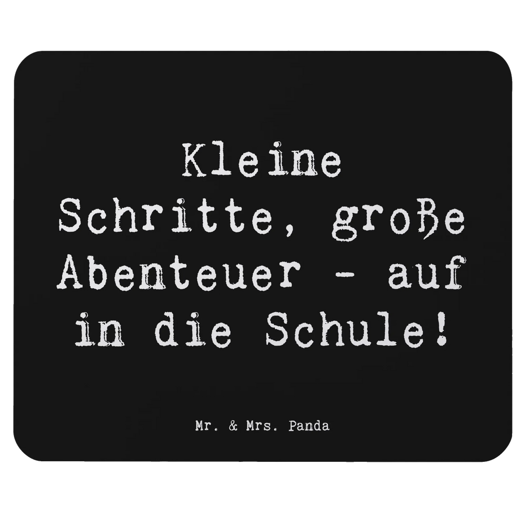 Mouse mat Saying Kleine Schritte, große Abenteuer - auf in die Schule! Mauspad, Mauspad Büro, Designer Mauspad, Büroausstattung, Mousepad, PC Zubehör, Mausunterlage, Einzigartiges Mauspad, Computer zubehör, Arbeitszimmer
