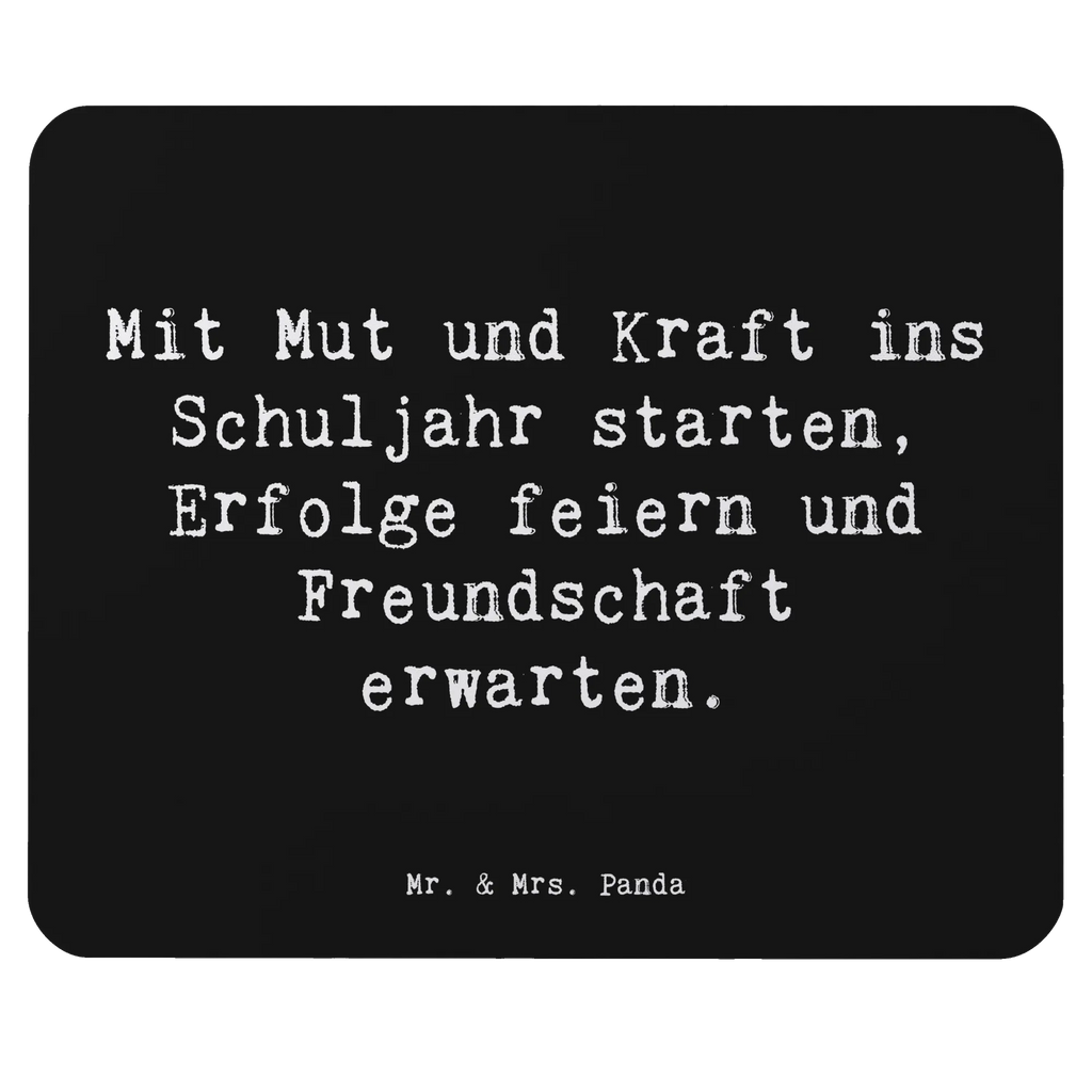 Mouse mat Saying Mit Mut und Kraft ins Schuljahr starten, Erfolge feiern und Freundschaft erwarten. Büroausstattung, Mousepad, Mauspad Büro, Designer Mauspad, Mausunterlage, PC Zubehör, Arbeitszimmer, Computer zubehör, Einzigartiges Mauspad, Mauspad
