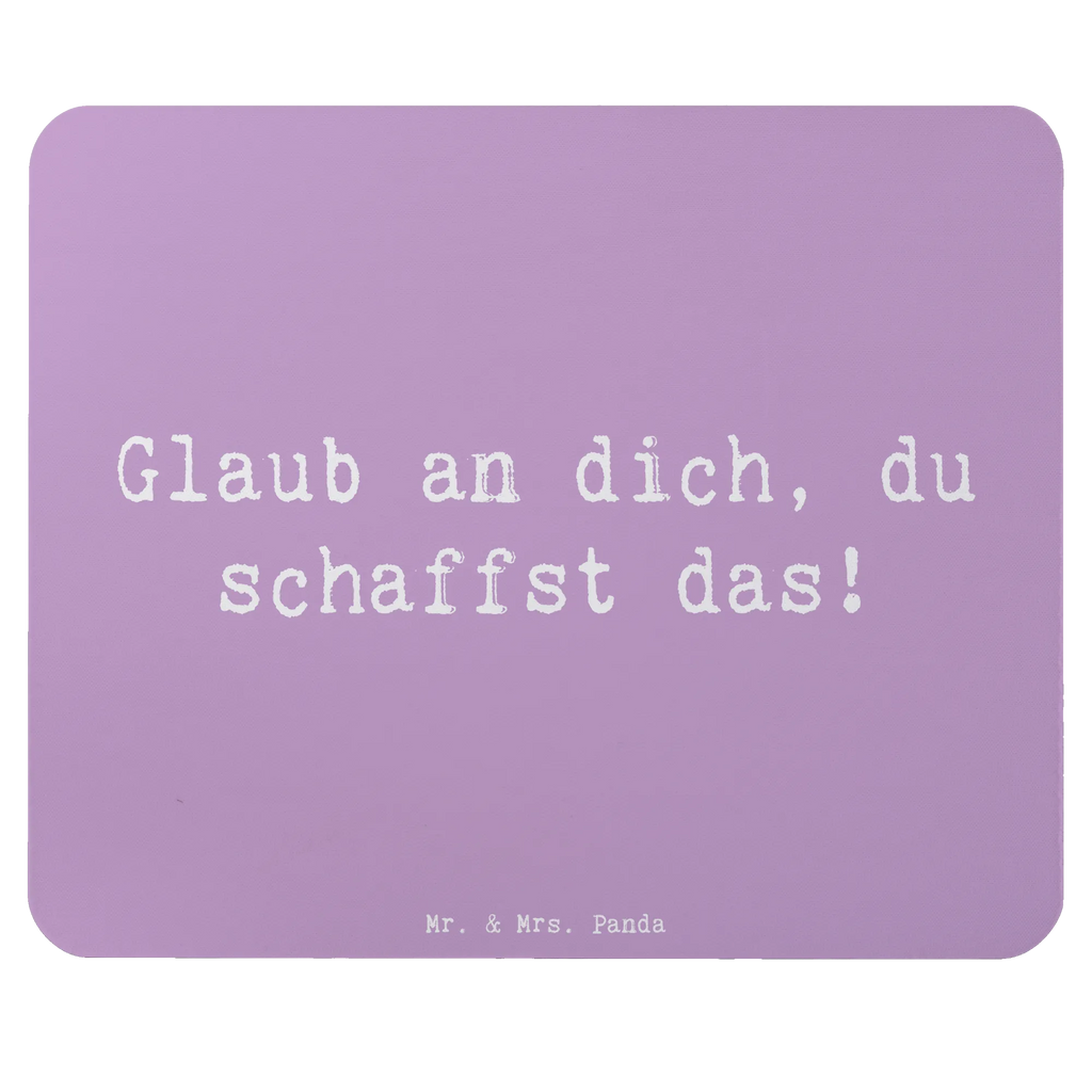 Mouse mat Saying Glaub an dich, du schaffst das! Mousepad, Designer Mauspad, Einzigartiges Mauspad, Büroausstattung, Computer zubehör, Mausunterlage, Mauspad, PC Zubehör, Mauspad Büro, Arbeitszimmer