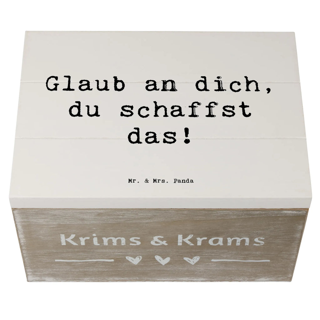 Holzkiste Spruch Schulanfang Glaube Erinnerungsbox, Aufbewahrungsbox, Dekokiste, Kiste, XXL, Schatzkiste, Geschenkdose, Schatulle, Geschenkbox, Holzkiste, Erinnerungskiste, Truhe