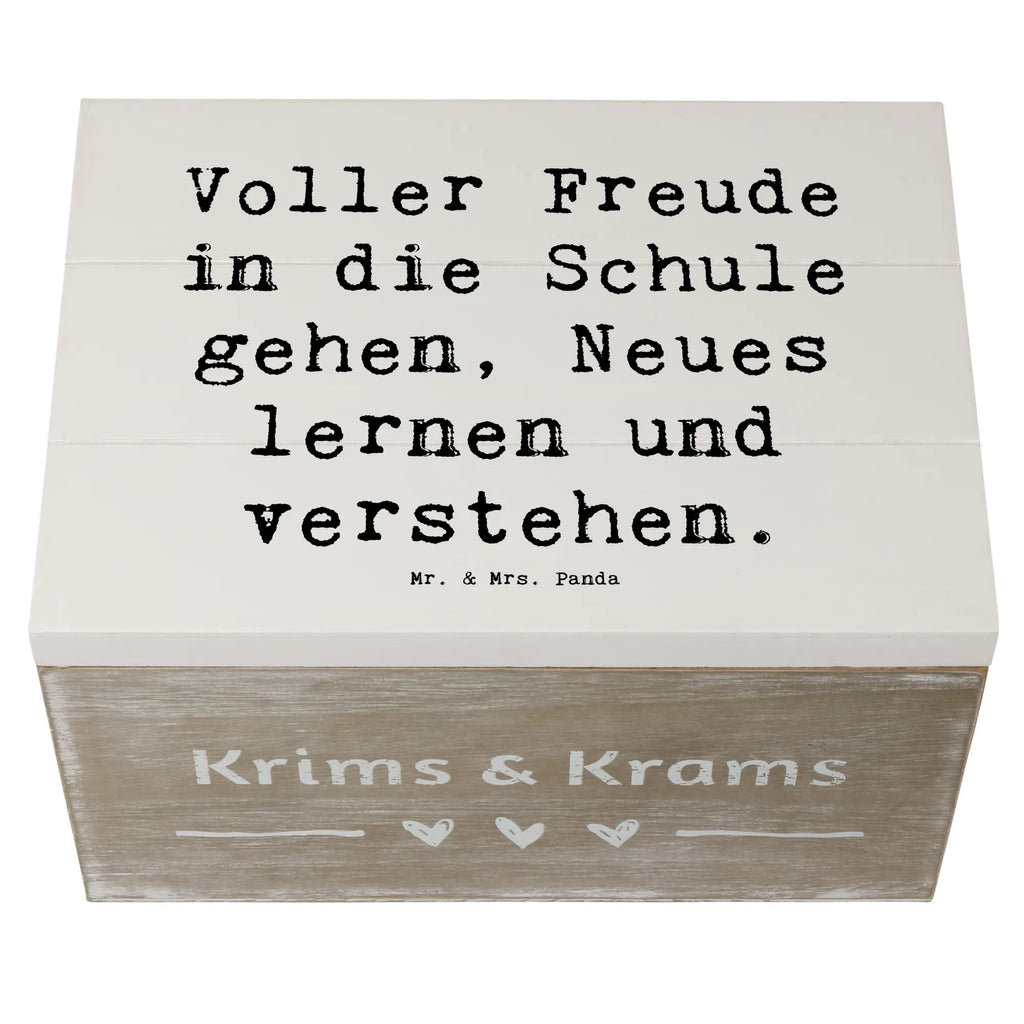 Holzkiste Spruch Schulanfang Freude Erinnerungsbox, Geschenkdose, Schatulle, Aufbewahrungsbox, Schatzkiste, Geschenkbox, XXL, Kiste, Truhe, Erinnerungskiste, Holzkiste, Dekokiste