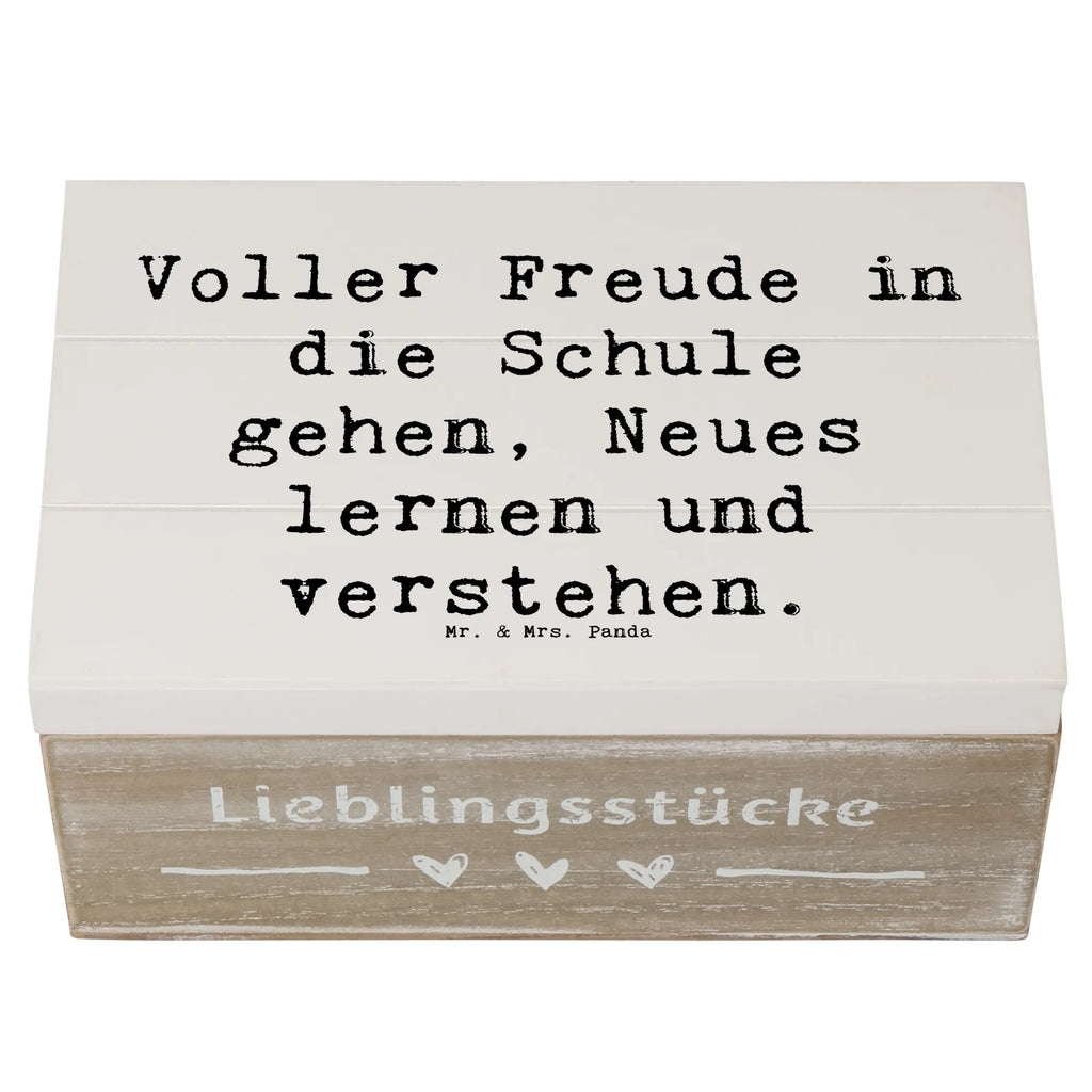 Holzkiste Spruch Schulanfang Freude Erinnerungsbox, Geschenkdose, Schatulle, Aufbewahrungsbox, Schatzkiste, Geschenkbox, XXL, Kiste, Truhe, Erinnerungskiste, Holzkiste, Dekokiste