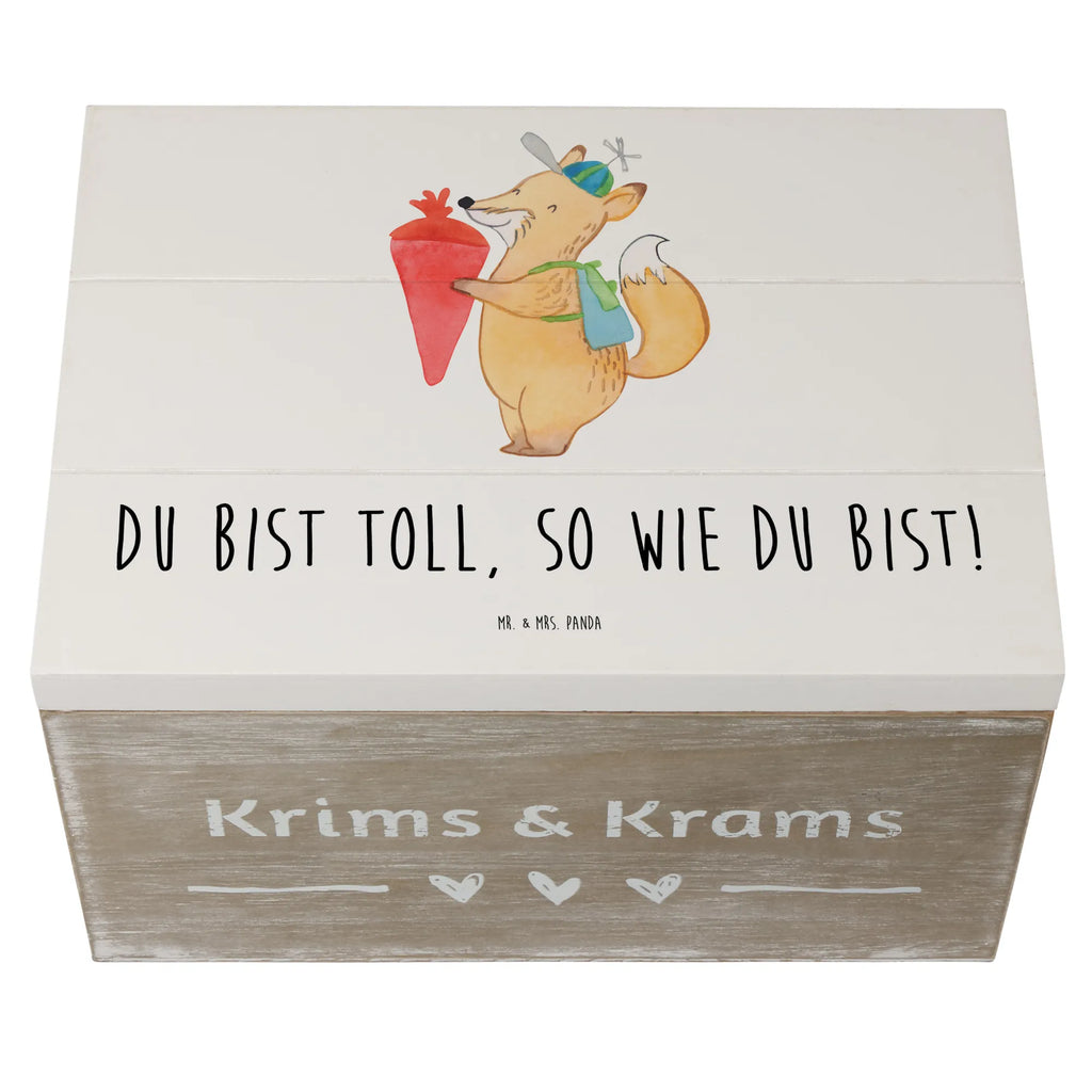 Wooden chest Du bist toll, so wie du bist! Dekokiste, Erinnerungskiste, Geschenkdose, Truhe, XXL, Aufbewahrungsbox, Kiste, Schatzkiste, Schatulle, Holzkiste, Erinnerungsbox, Geschenkbox