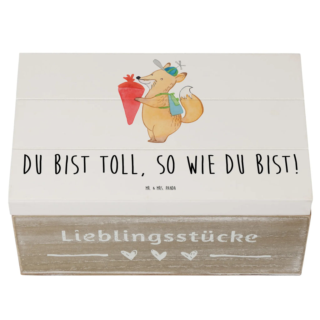 Wooden chest Du bist toll, so wie du bist! Dekokiste, Erinnerungskiste, Geschenkdose, Truhe, XXL, Aufbewahrungsbox, Kiste, Schatzkiste, Schatulle, Holzkiste, Erinnerungsbox, Geschenkbox