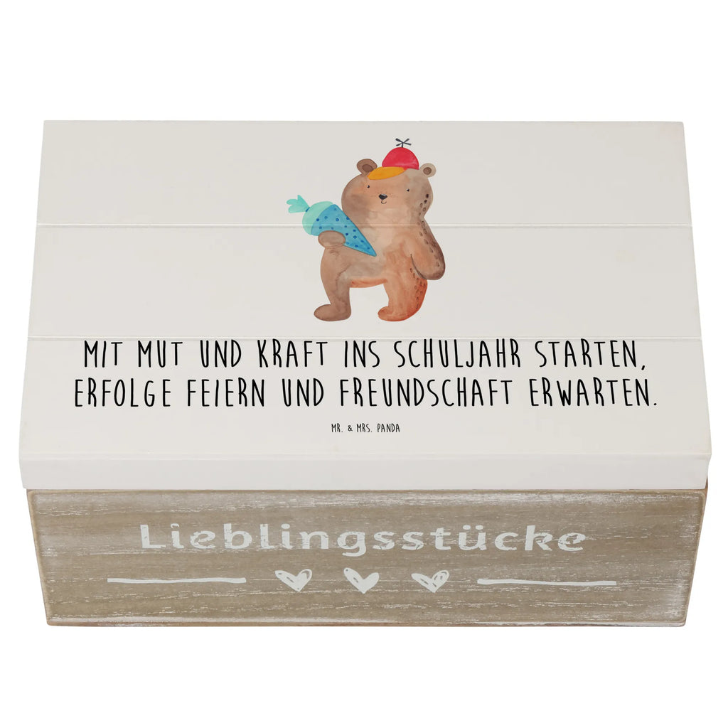 Wooden chest Mit Mut und Kraft ins Schuljahr starten, Erfolge feiern und Freundschaft erwarten. Geschenkbox, Erinnerungsbox, Dekokiste, Erinnerungskiste, Schatzkiste, Kiste, Truhe, Schatulle, Aufbewahrungsbox, Geschenkdose, Holzkiste, XXL