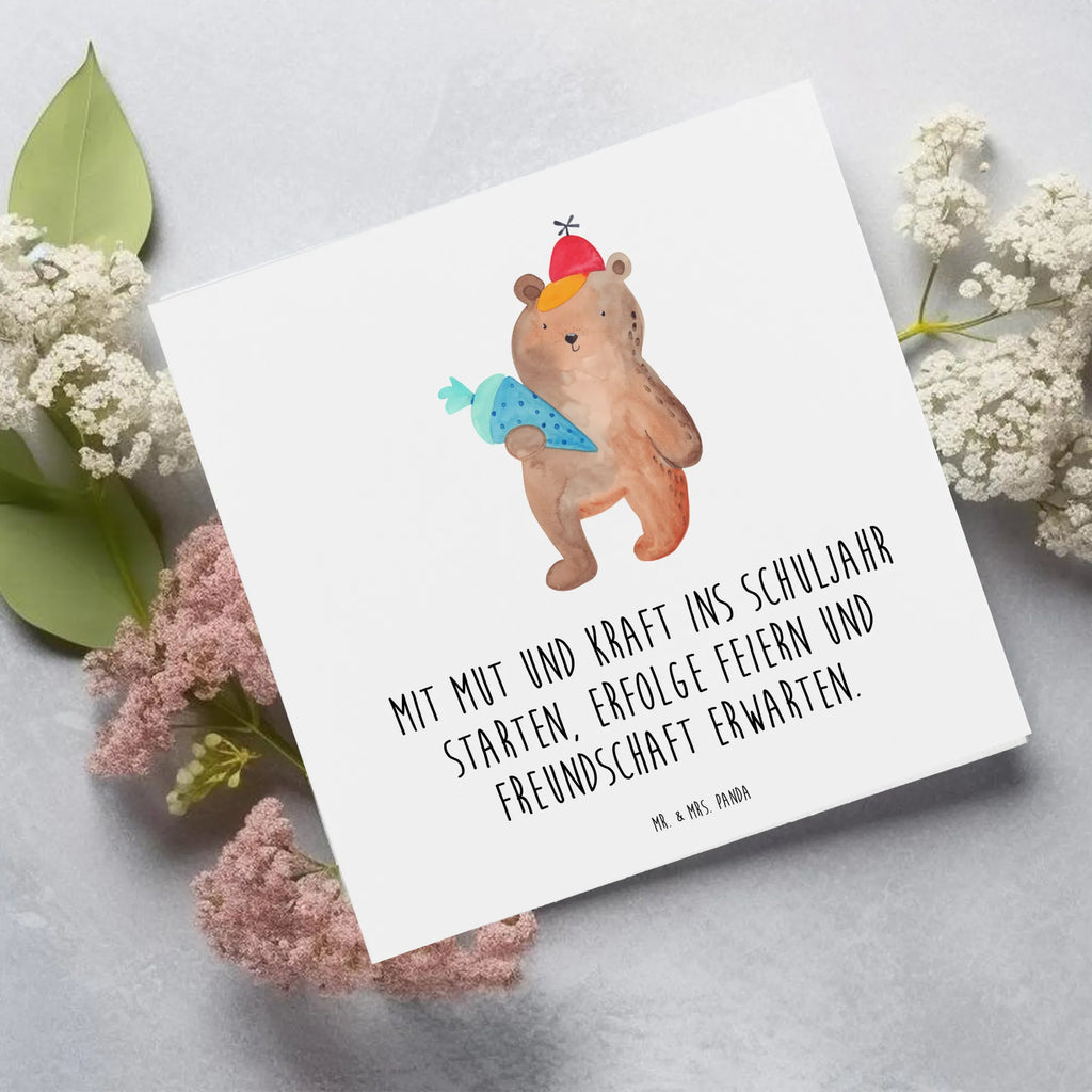 Deluxe Karte Mutiger Schulanfang Geburtstagskarte, Hochzeitskarte, Glückwunschkarte, Karte, Grußkarte, Klappkarte, Hochwertige Grußkarte, Hochwertige Klappkarte, Einladungskarte