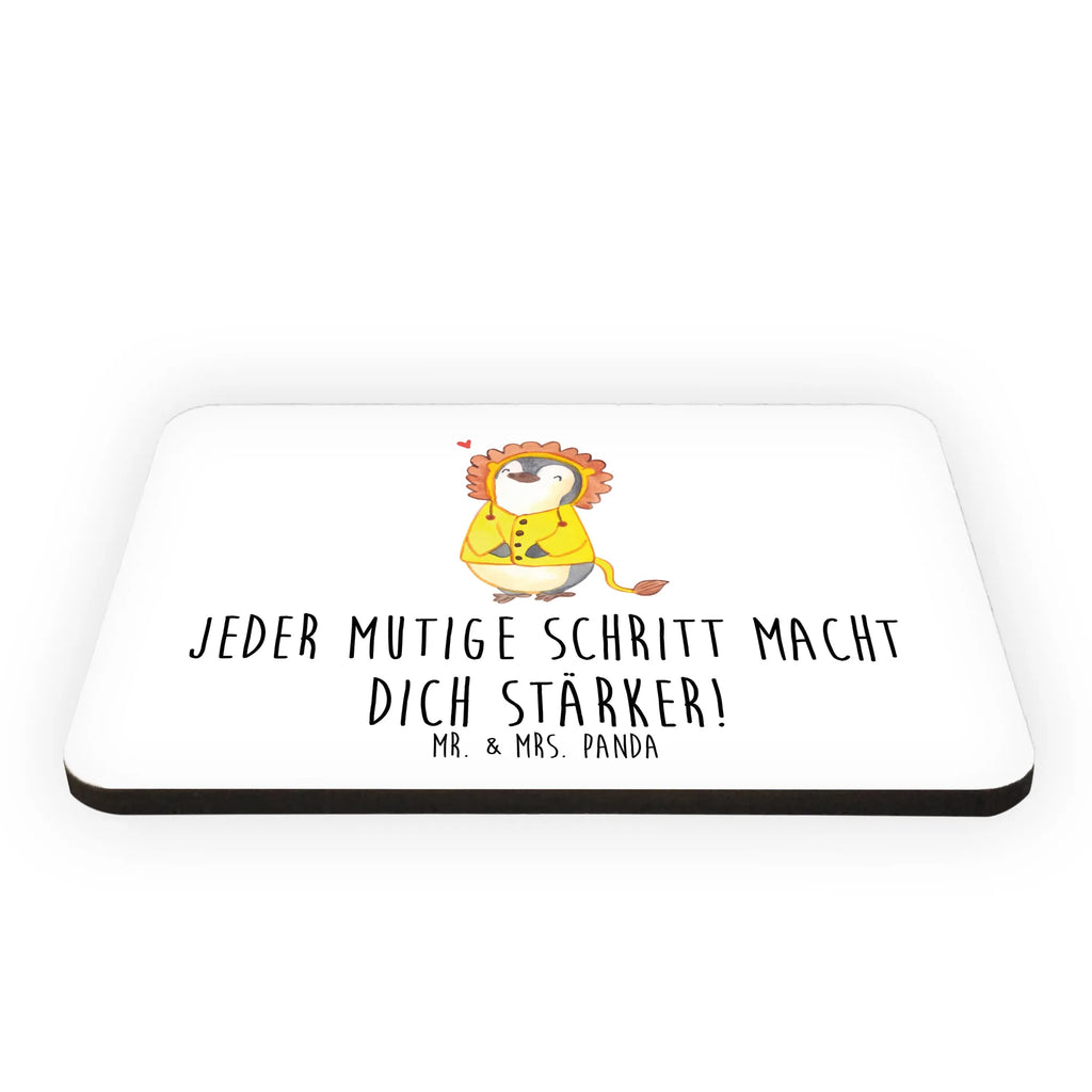 Magnet Jeder mutige Schritt macht dich stärker! Motivmagnete, Souvenir Magnet, Dekomagnet, Pinnwandmagnet, Notiz Magnet, Whiteboard Magnet, Kühlschrank Dekoration, Kühlschrankmagnet