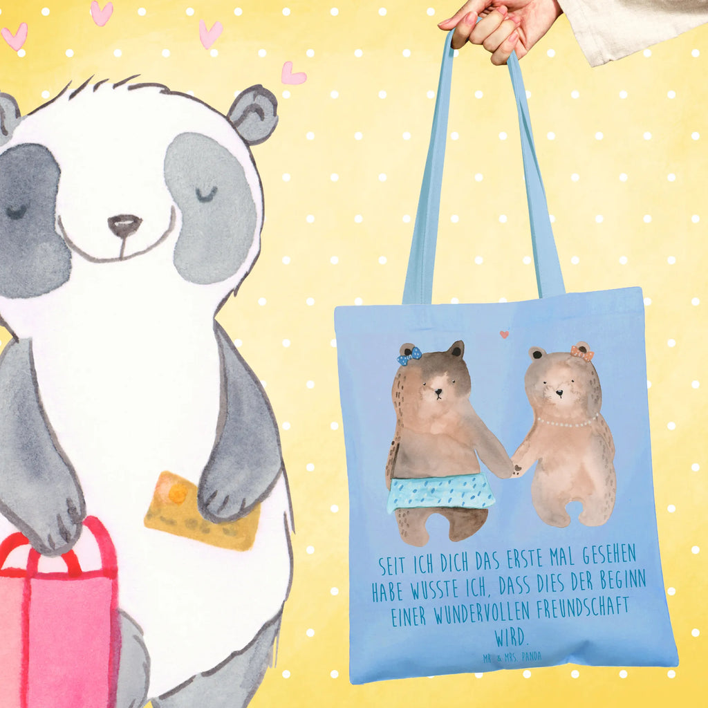 Tote bag Seit ich dich das erste Mal gesehen habe wusste ich, dass dies der Beginn einer wundervollen Freundschaft wird. Beuteltasche, Jutetasche, Tasche, Umhängetasche, Stofftasche, Badetasche, Jutebeutel, Laptoptasche, Tragetasche, Strandtasche, Einkaufstüte, Schultertasche, Beutel, Stoffbeutel, Shopper, Einkaufstasche