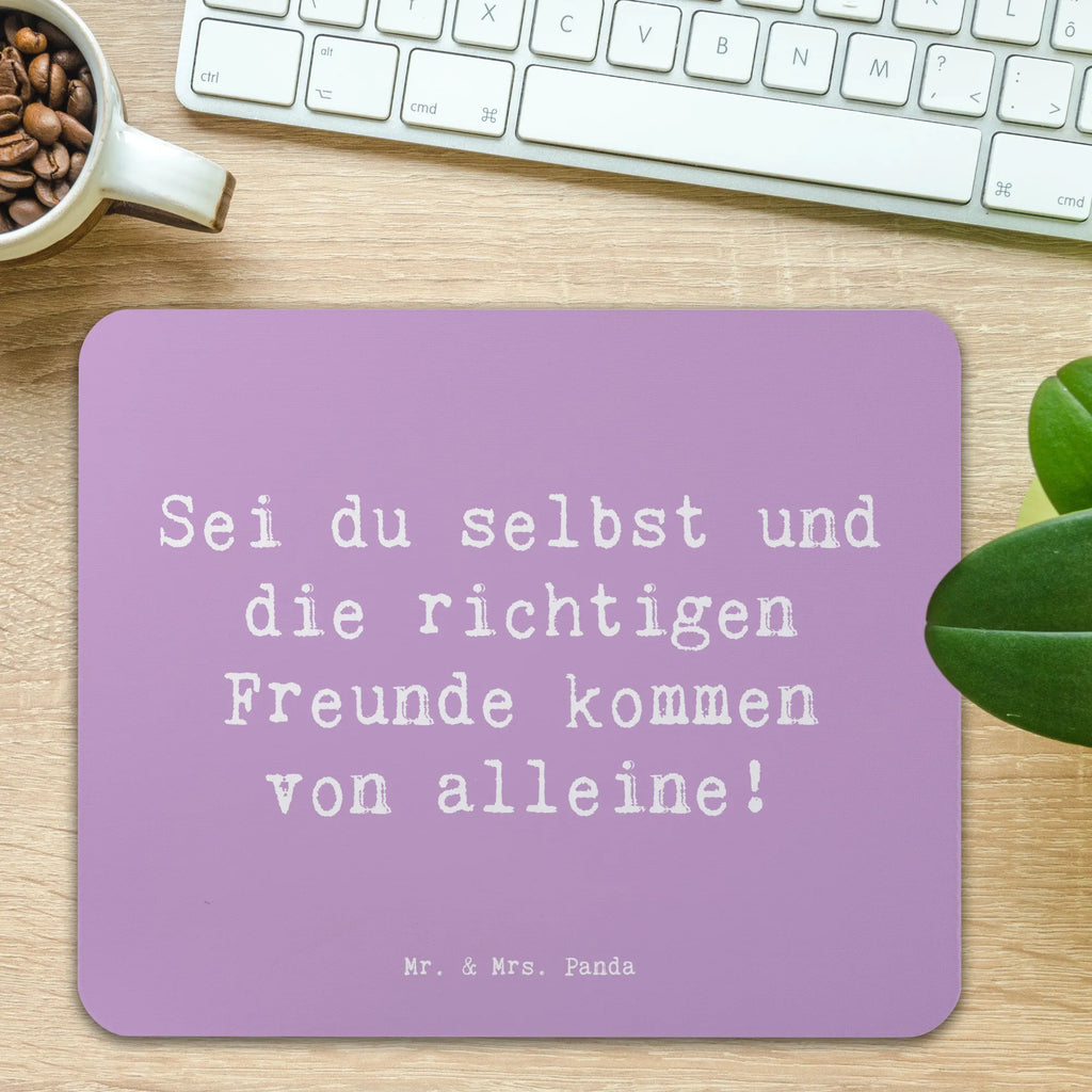 Mauspad Spruch Neue Freunde finden Büroausstattung, Arbeitszimmer, Mauspad, Einzigartiges Mauspad, Designer Mauspad, Mausunterlage, Mousepad, PC Zubehör, Mauspad Büro, Computer zubehör