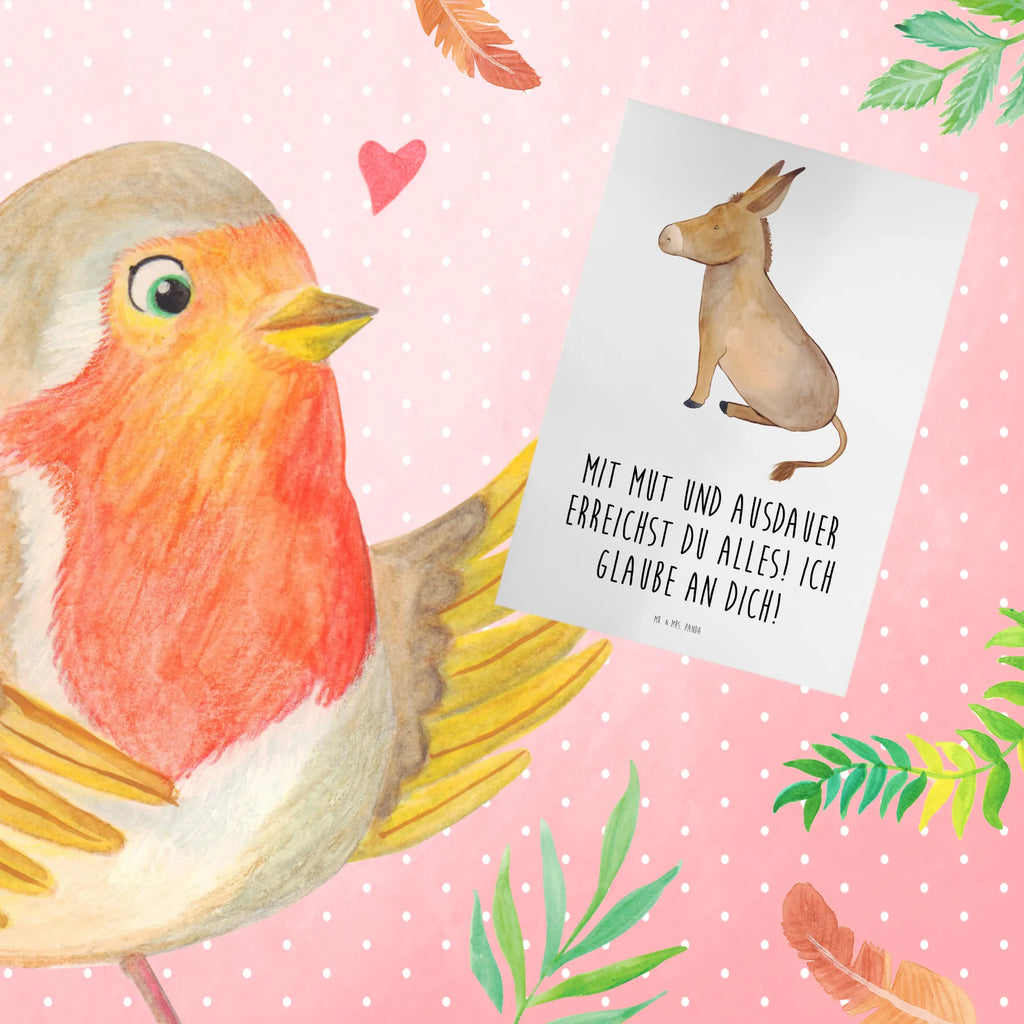 Greetings card Mit Mut und Ausdauer erreichst du alles! Ich glaube an dich! Hochzeitskarte, Karte, Einladungskarte, Klappkarte, Glückwunschkarte, Geburtstagskarte, Grußkarte, Ansichtskarten