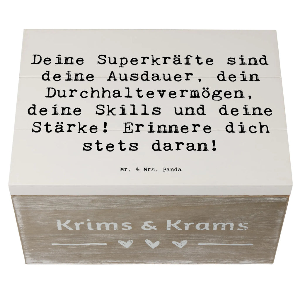 Holzkiste Spruch Sportliche Wettkämpfe Superkräfte Geschenkbox, XXL, Schatzkiste, Erinnerungskiste, Truhe, Dekokiste, Holzkiste, Aufbewahrungsbox, Schatulle, Kiste, Erinnerungsbox, Geschenkdose