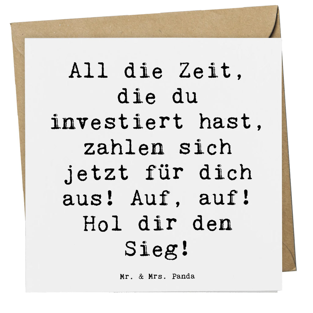 Deluxe Card Saying All die Zeit, die du investiert hast, zahlen sich jetzt für dich aus! Auf, auf! Hol dir den Sieg! Geburtstagskarte, Glückwunschkarte, Karte, Hochwertige Grußkarte, Einladungskarte, Hochwertige Klappkarte, Klappkarte, Grußkarte, Hochzeitskarte