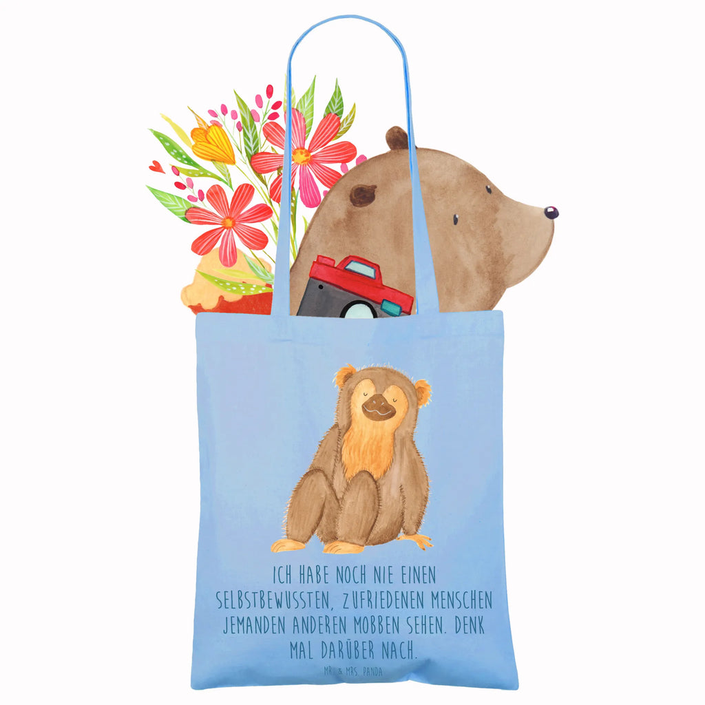 Tote bag Ich habe noch nie einen selbstbewussten, zufriedenen Menschen jemanden anderen mobben sehen. Denk mal darüber nach. Jutebeutel, Strandtasche, Badetasche, Einkaufstüte, Beuteltasche, Schultertasche, Shopper, Einkaufstasche, Umhängetasche, Tasche, Laptoptasche, Stoffbeutel, Beutel, Jutetasche, Tragetasche, Stofftasche