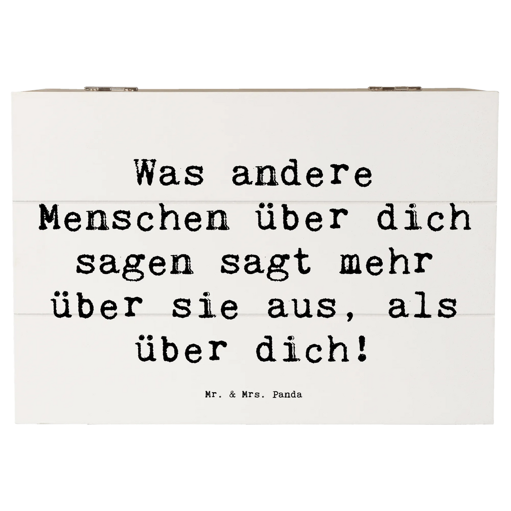 Holzkiste Spruch Mobbing bewältigen Selbstwert Aufbewahrungsbox, Dekokiste, Schatzkiste, Erinnerungsbox, Erinnerungskiste, Truhe, Holzkiste, Schatulle, Kiste, Geschenkdose, Geschenkbox, XXL