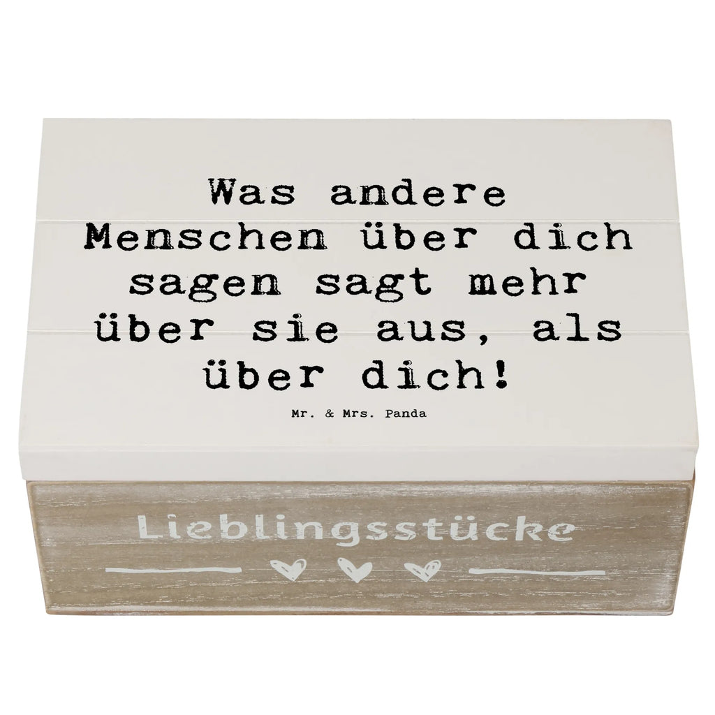 Holzkiste Spruch Mobbing bewältigen Selbstwert Aufbewahrungsbox, Dekokiste, Schatzkiste, Erinnerungsbox, Erinnerungskiste, Truhe, Holzkiste, Schatulle, Kiste, Geschenkdose, Geschenkbox, XXL